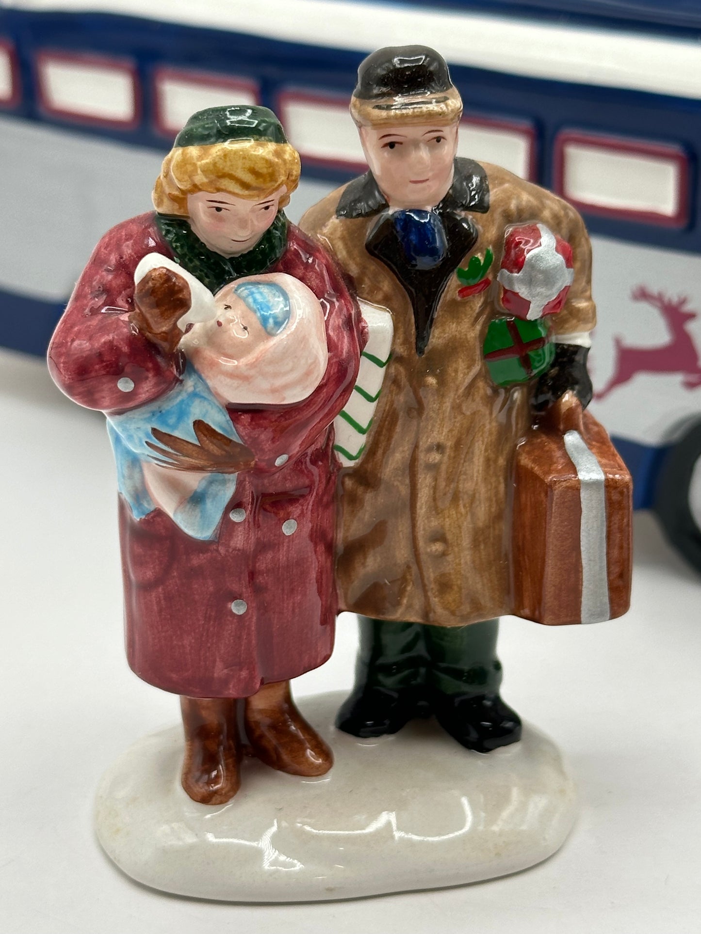 Department 56 - A Ride On The Reindeer Lines - Original Snow Village