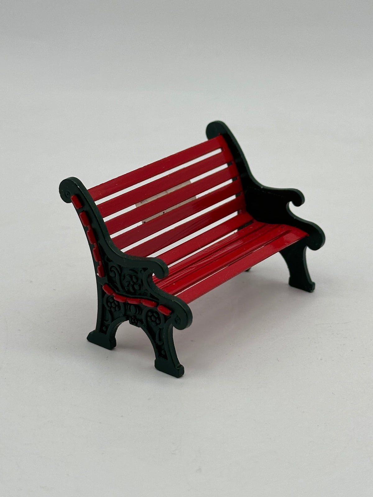 Department 56 – Red Wrought Iron Park Bench