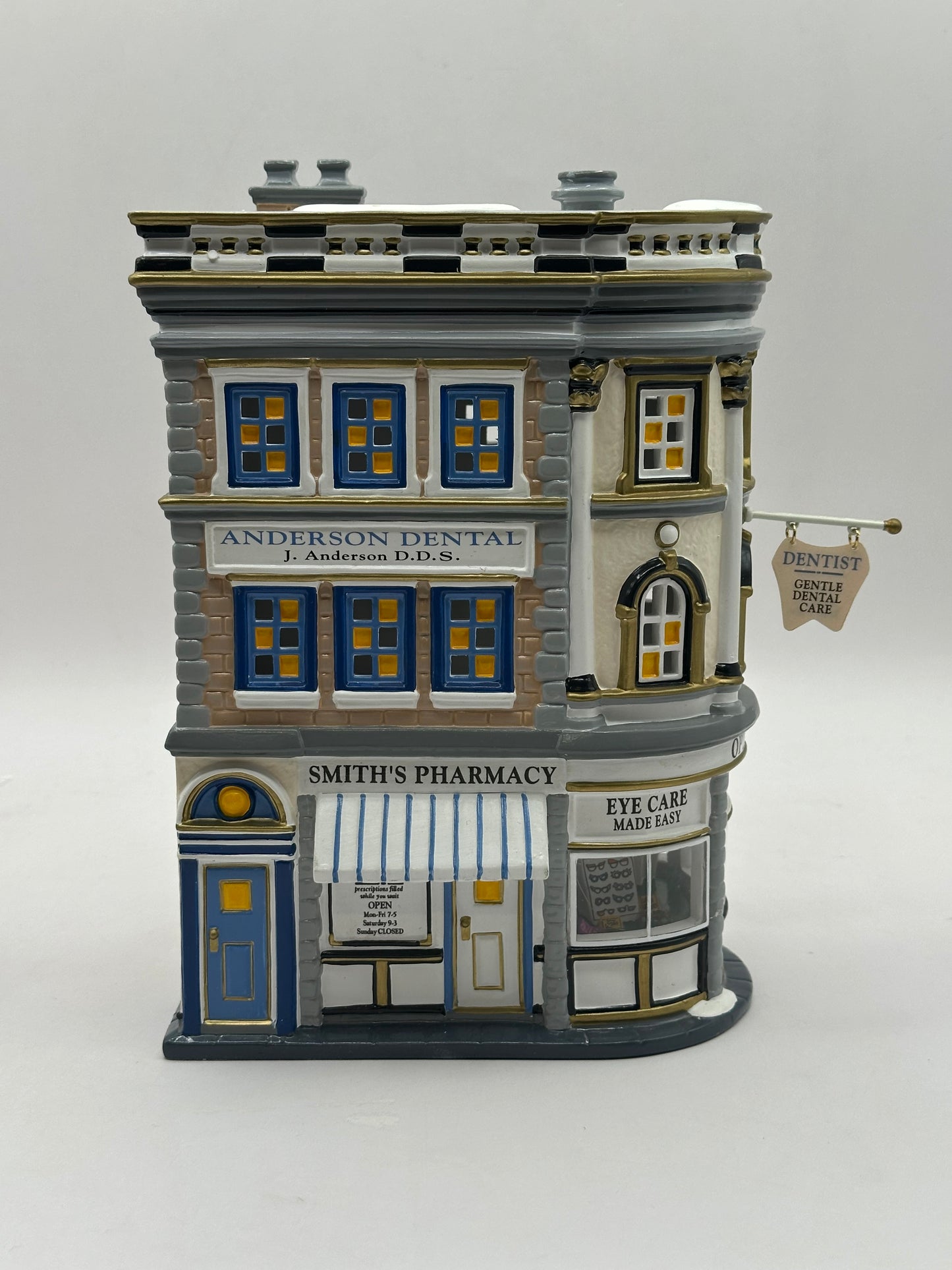 Department 56 - Main Street Medical (No Sleeve) - Original Snow Village