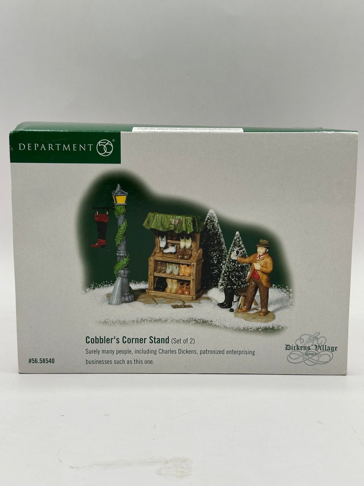 Department 56 - Cobbler's Corner Stand - Dickens' Village