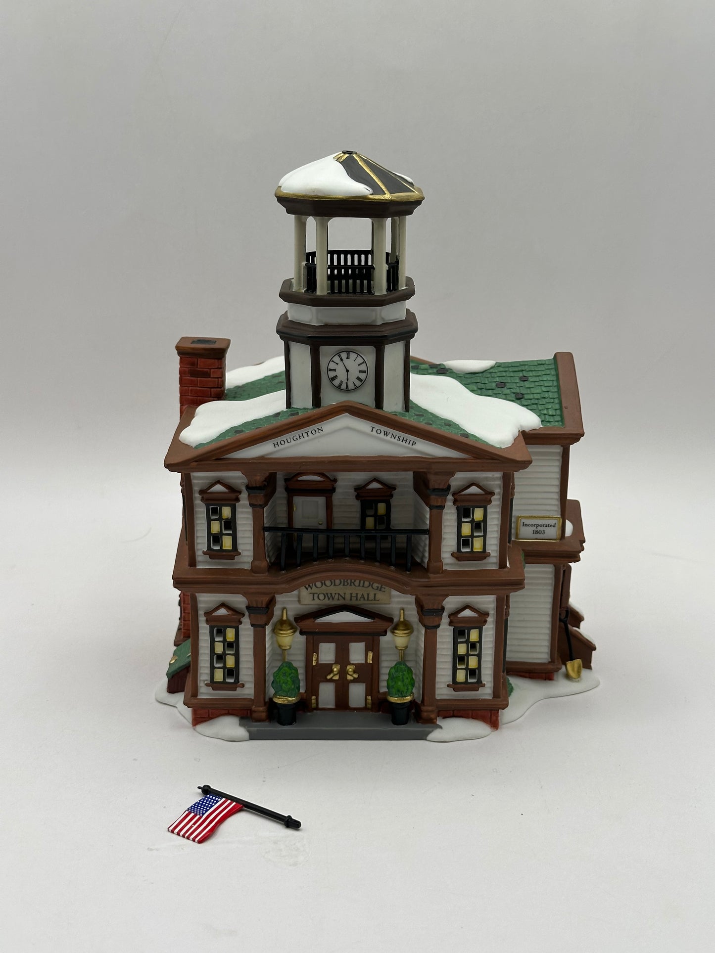 Department 56 - Woodbridge Town Hall - New England Village