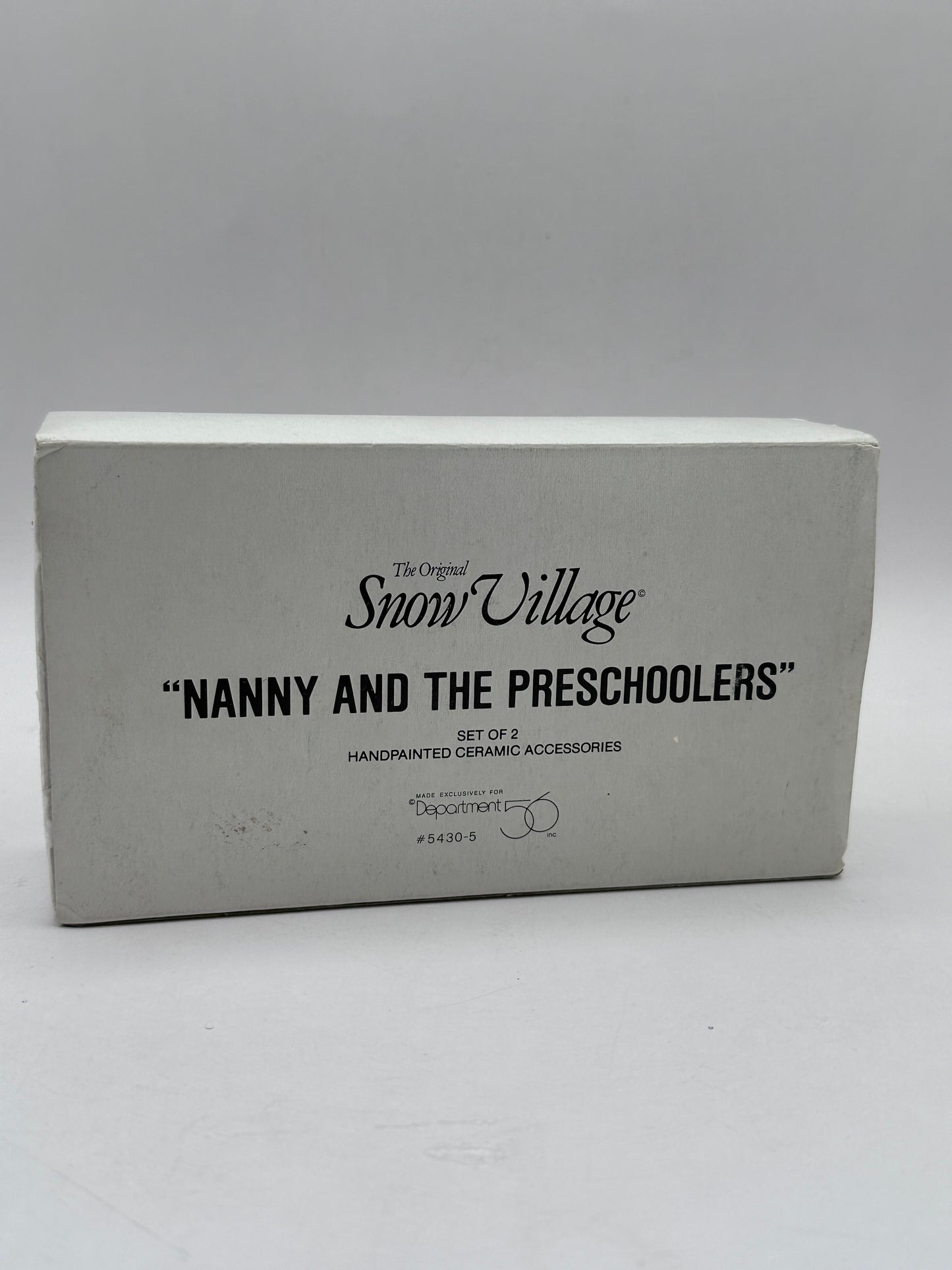Department 56 - Nanny And The Preschoolers - Original Snow Village