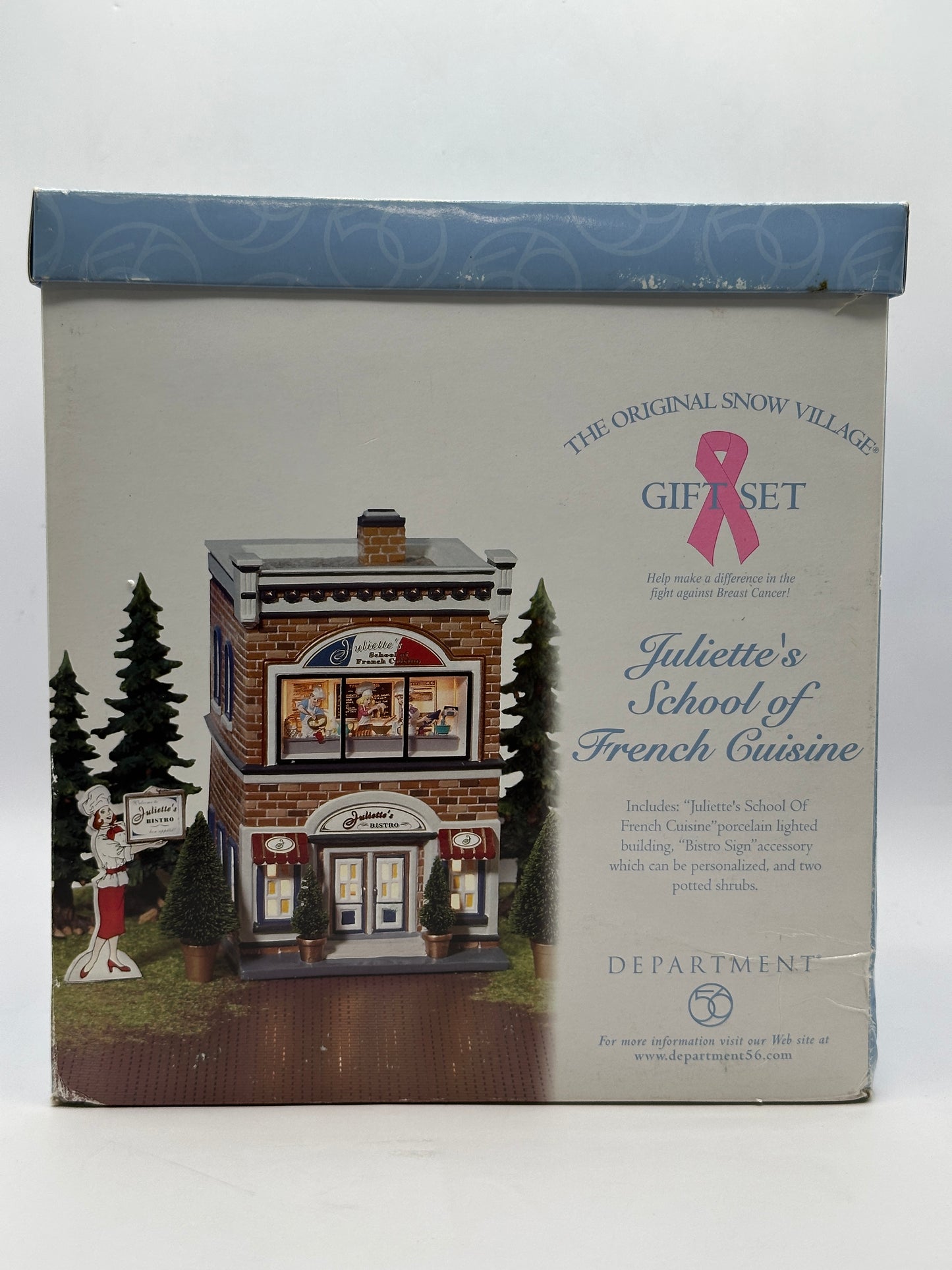 Department 56 - Juliette's School of French Cuisine - Original Snow Village