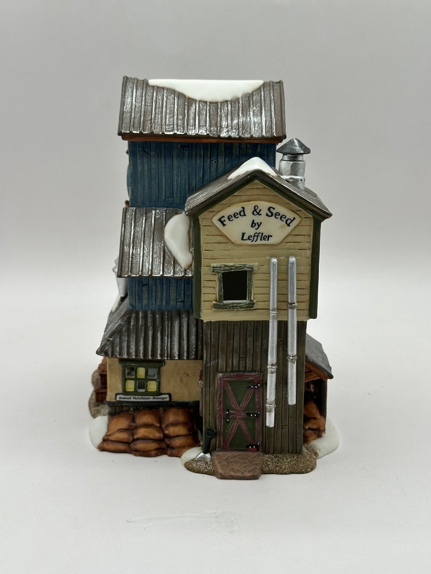 Department 56 - Hutchison Grain Elevator - New England Village