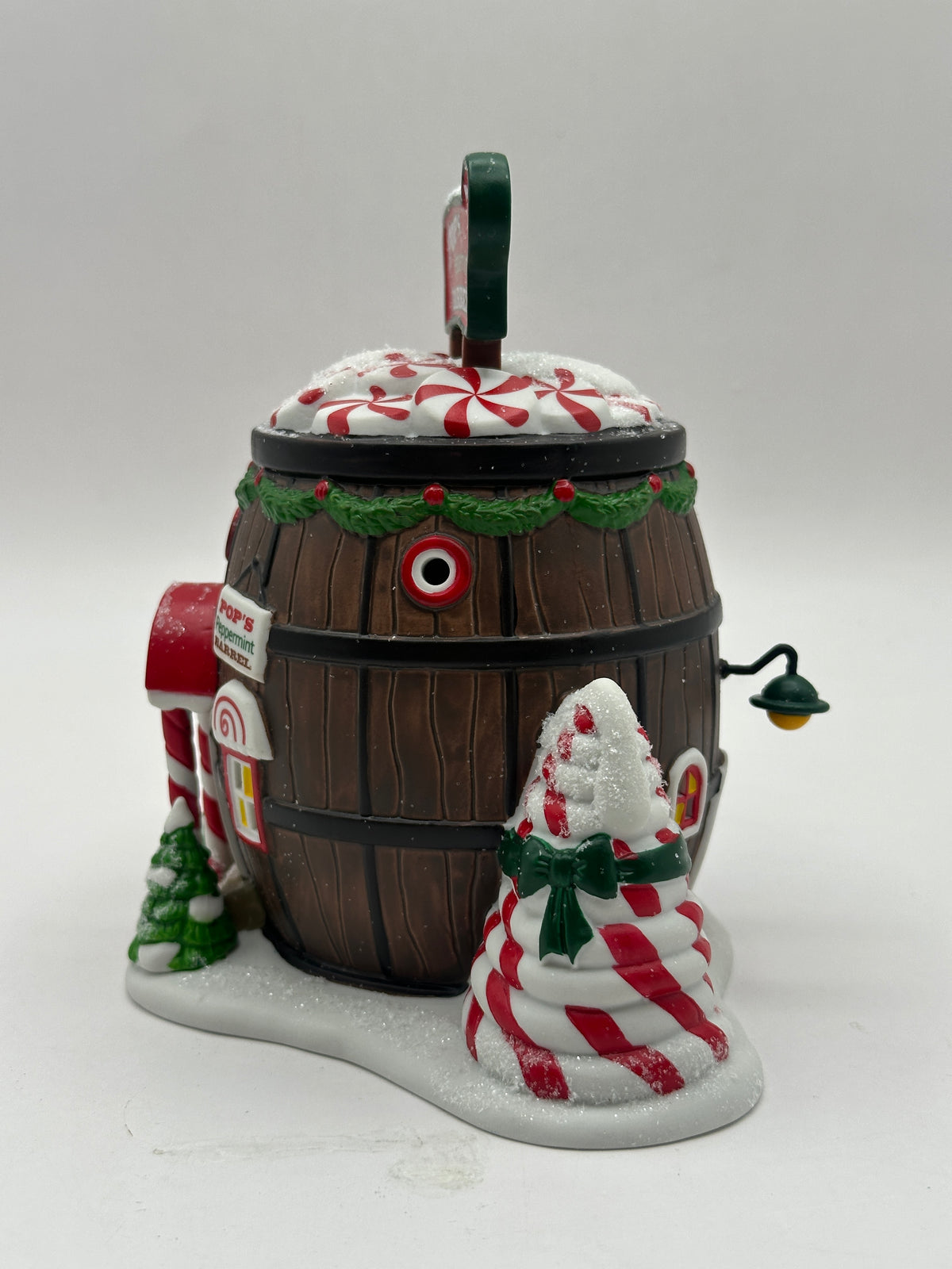 Department 56 - Pop's Peppermint Barrel - North Pole Series
