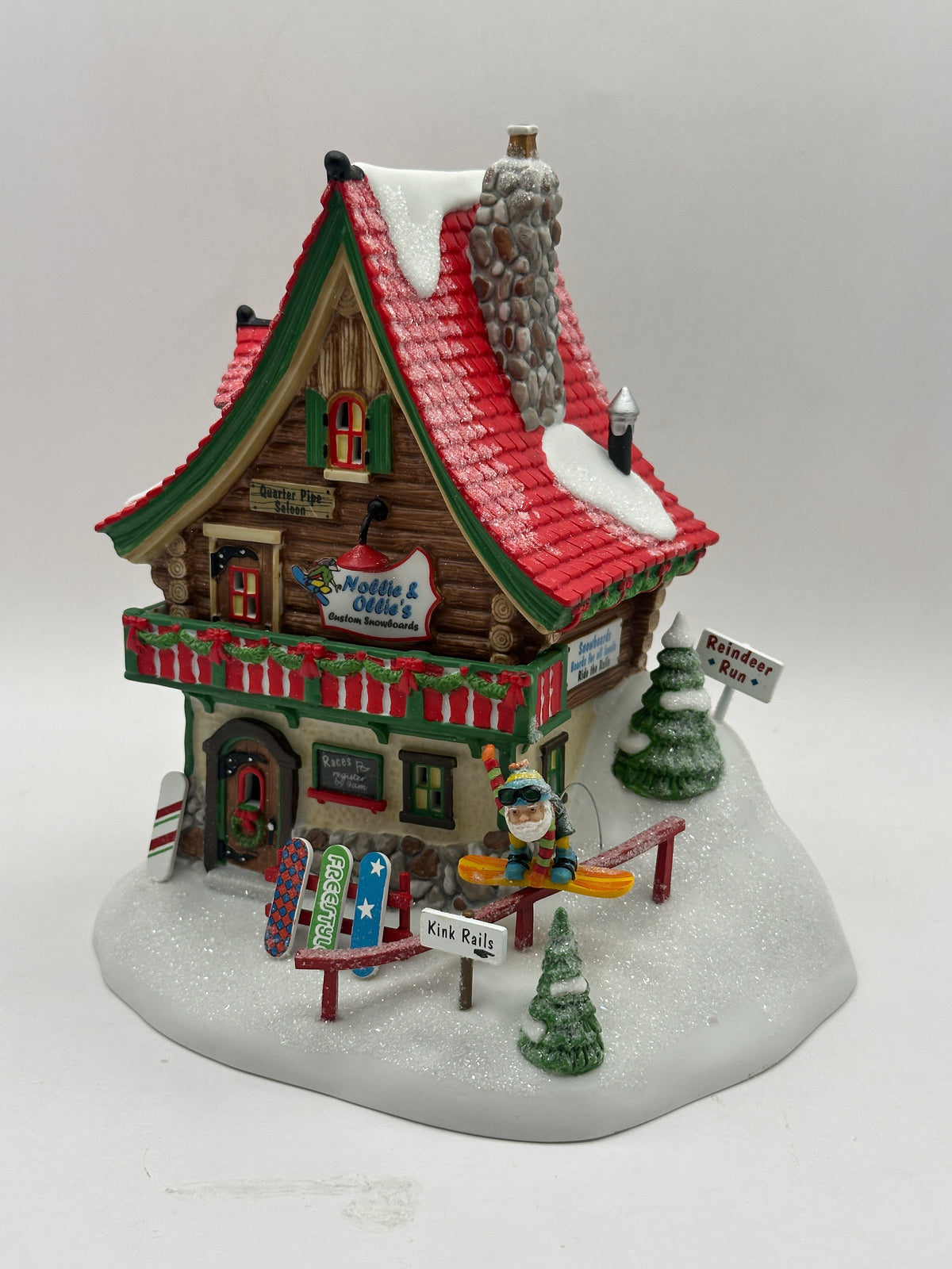 Department 56 - Nollie & Ollie's Custom Snowboards - North Pole Series