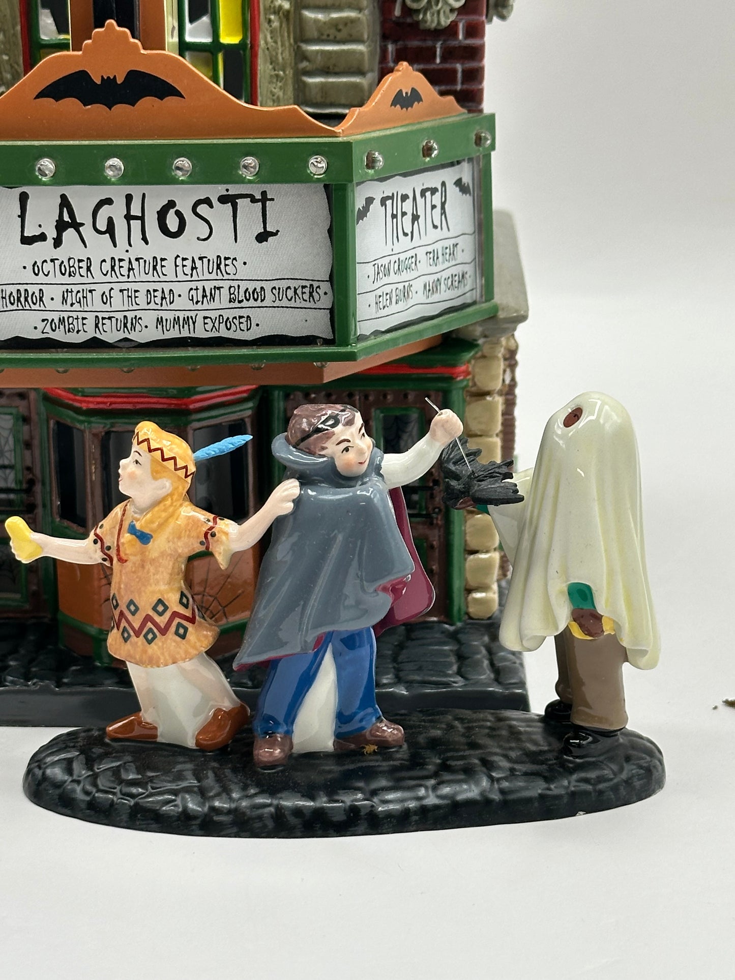 Department 56 - LaGhosti Movie Theatre - Snow Village Halloween