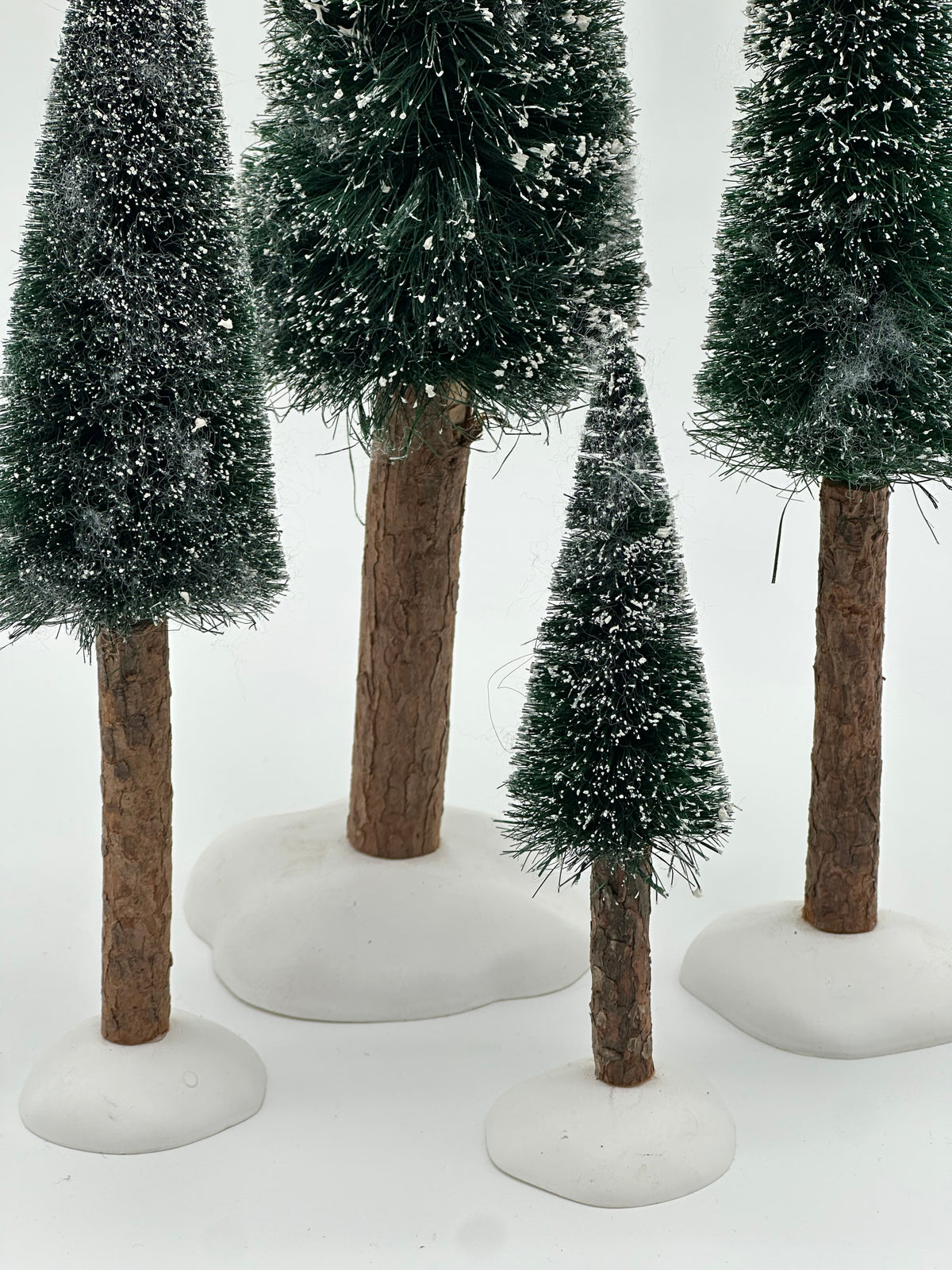 Department 56 - Frosted Fir Trees - Village Accessories