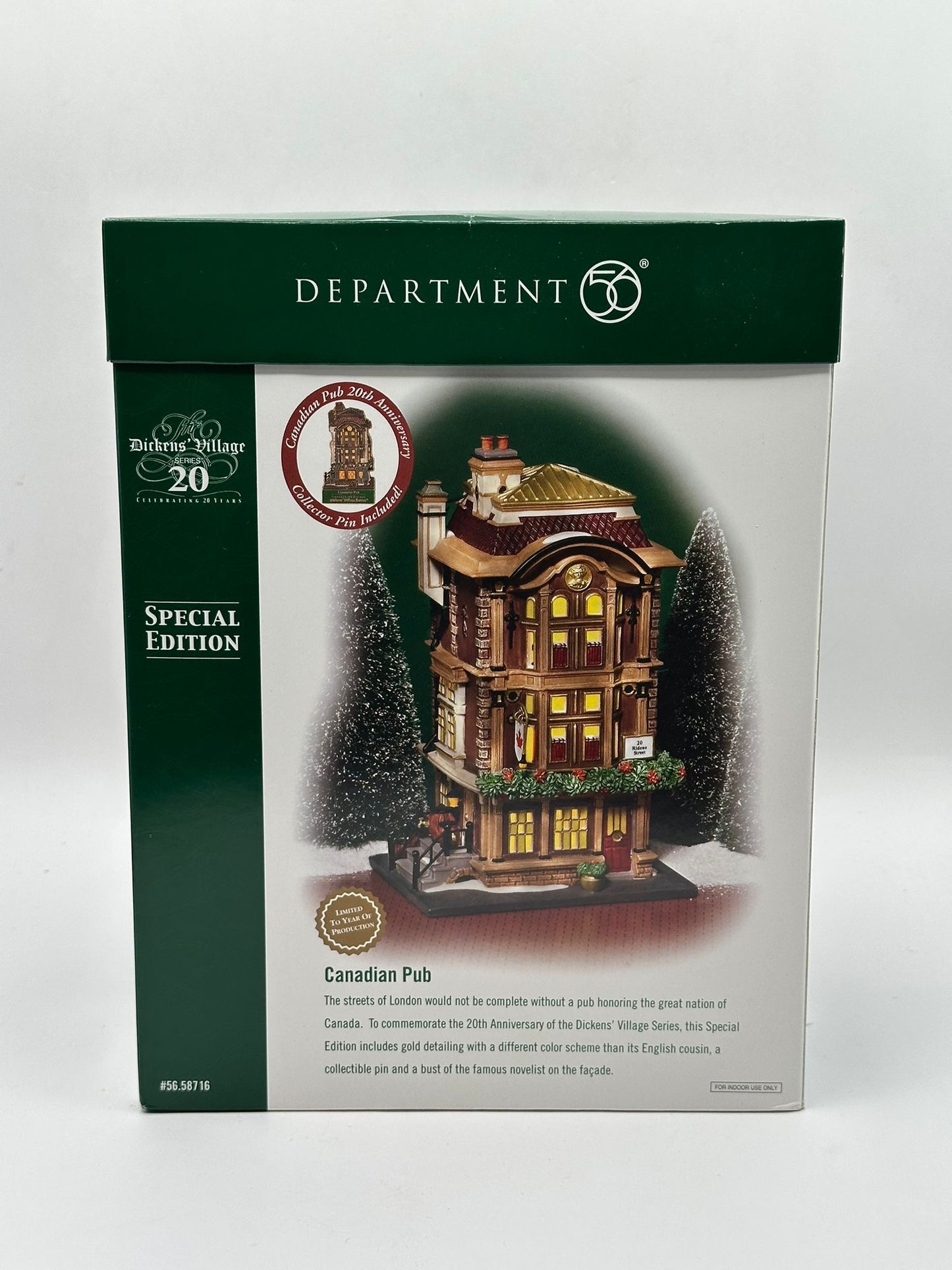 Department 56 - Canadian Pub - Dickens' Village