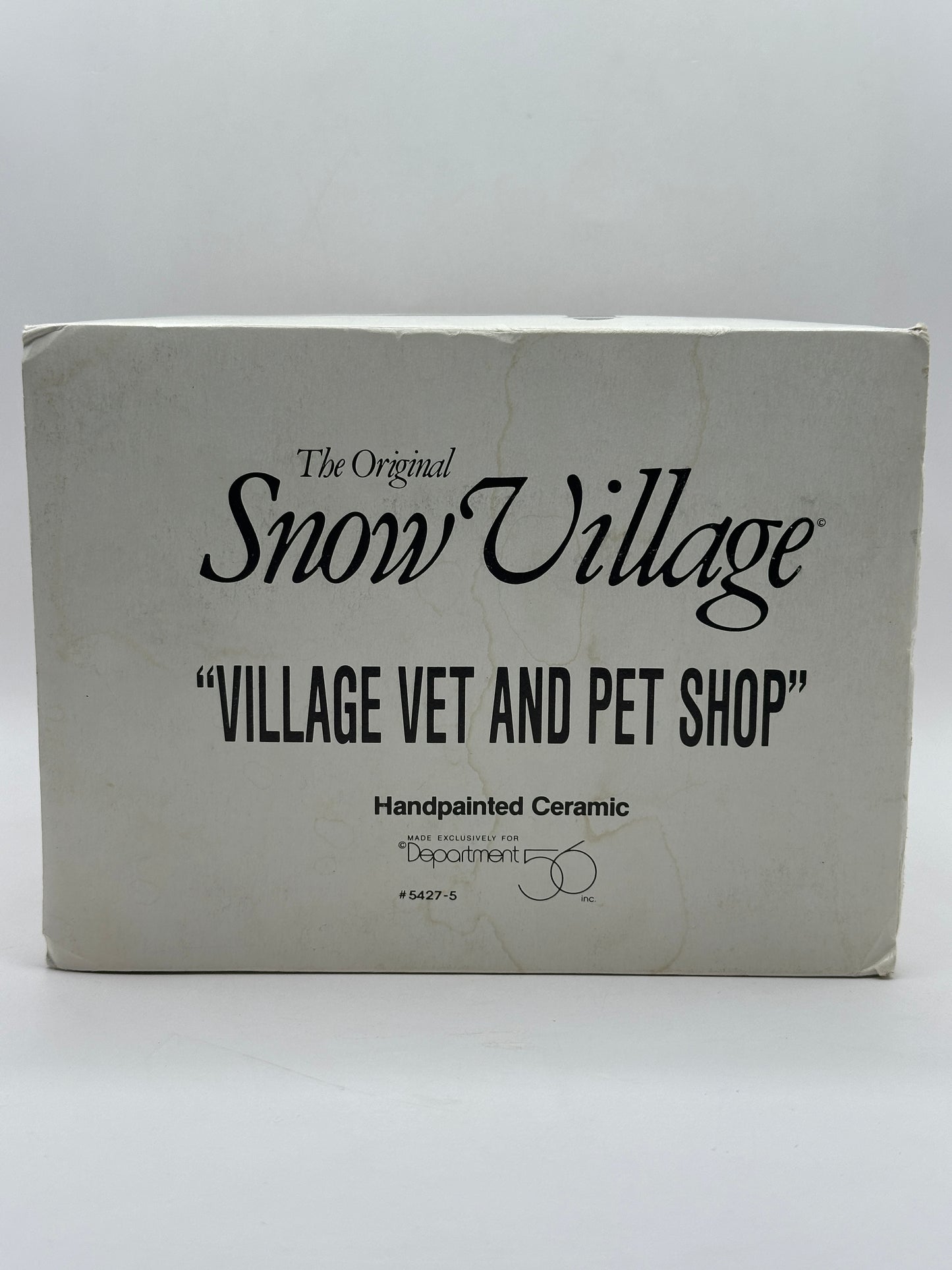 Department 56 - Village Vet & Pet Shop - Original Snow Village