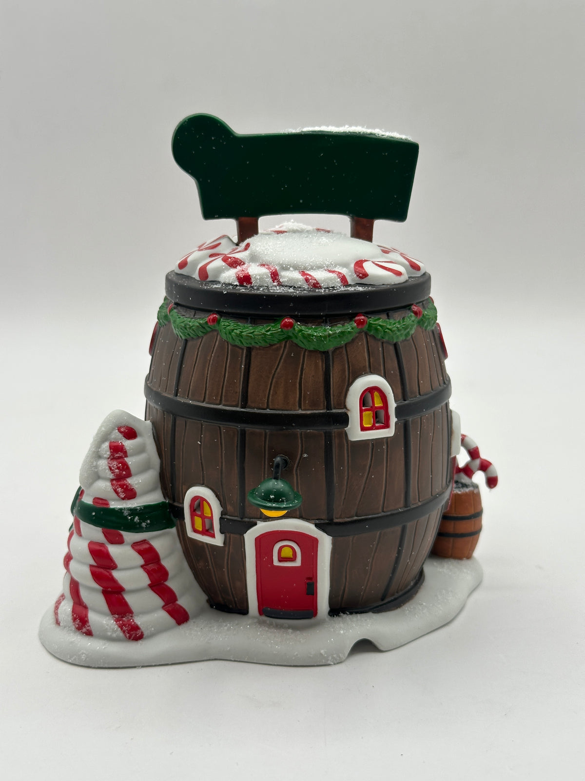Department 56 - Pop's Peppermint Barrel - North Pole Series