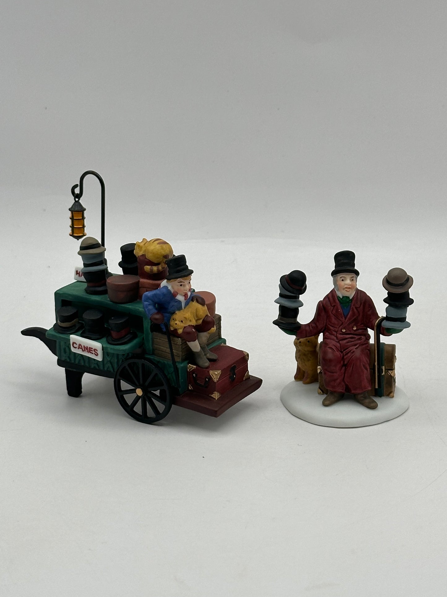 Department 56 - Chelsea Market Hat Monger & Cart - Dickens’ Village