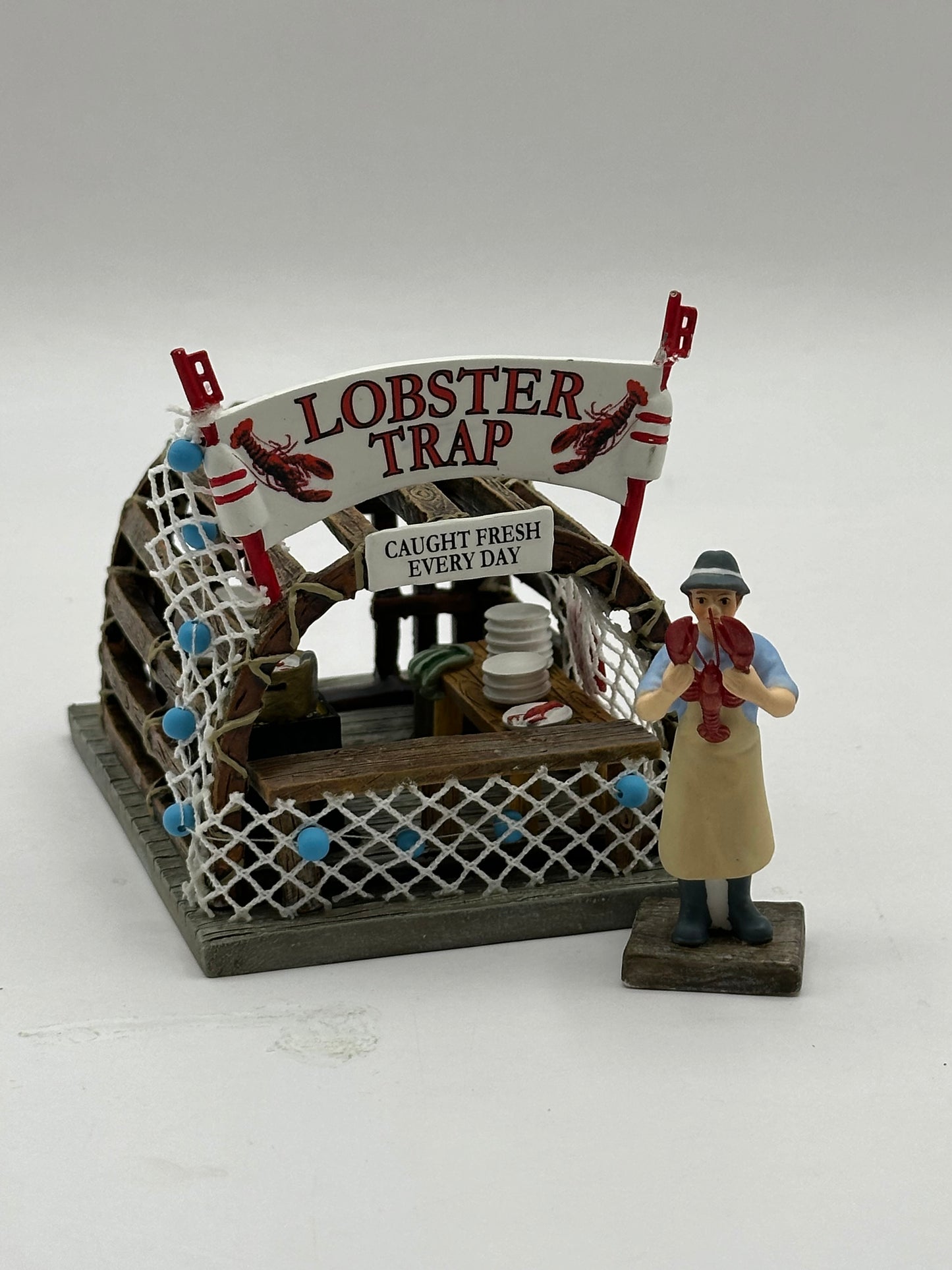 Department 56 - Lobster Trap Boardwalk Booth - Christmas in the City