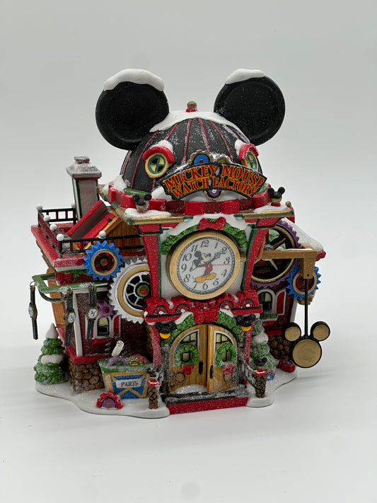 Department 56 - Mickey Mouse Watch Factory - North Pole Series