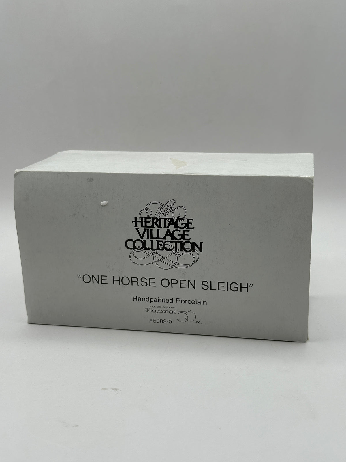 Department 56 - One Horse Open Sleigh - New England Village