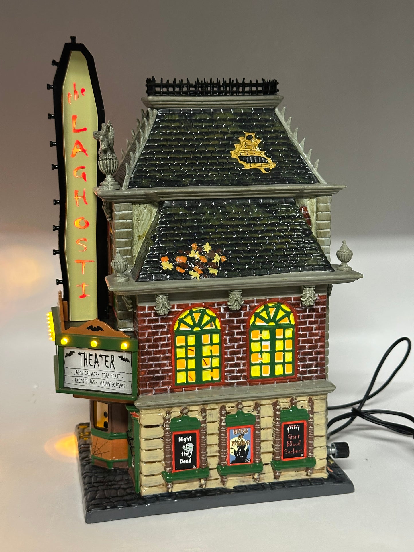 Department 56 - LaGhosti Movie Theatre - Snow Village Halloween