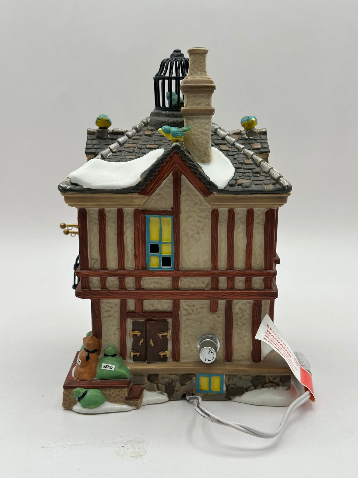 Department 56 - Four Calling Birds Shoppe - Dickens' Village