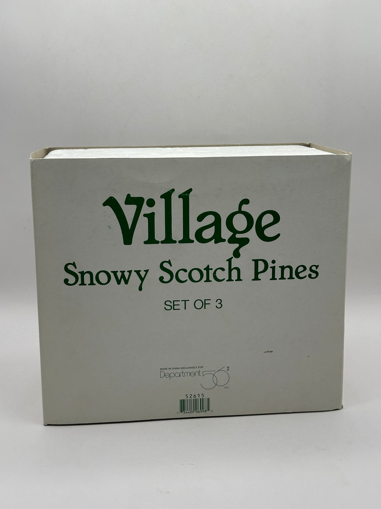 Department 56 - Snowy Scotch Pines - Village Accessories