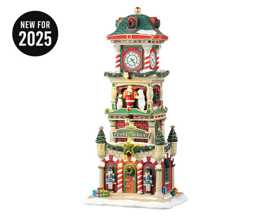 The Village Square Clock Tower - Lemax