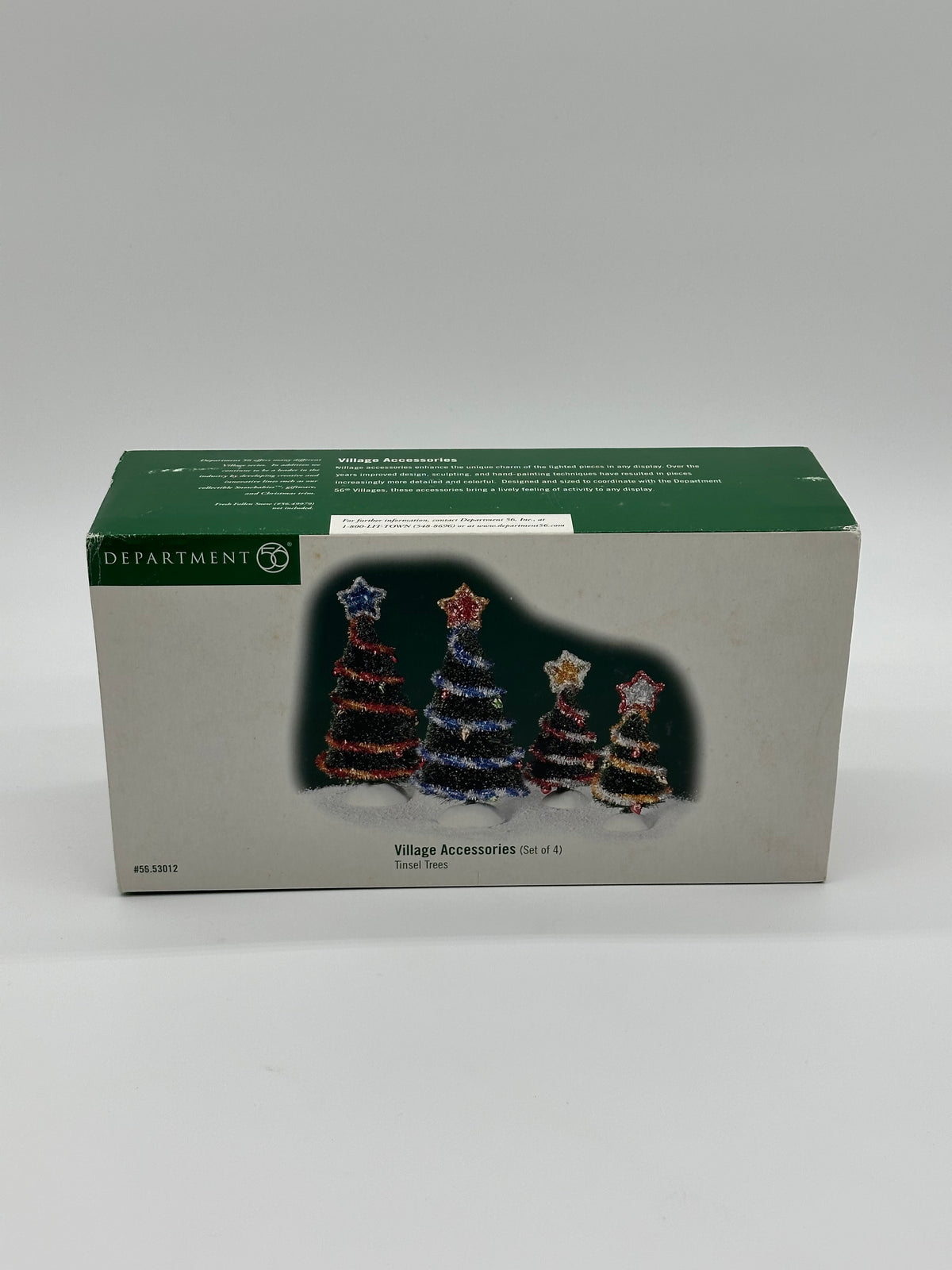 Department 56 - Tinsel Trees - Village Accessories
