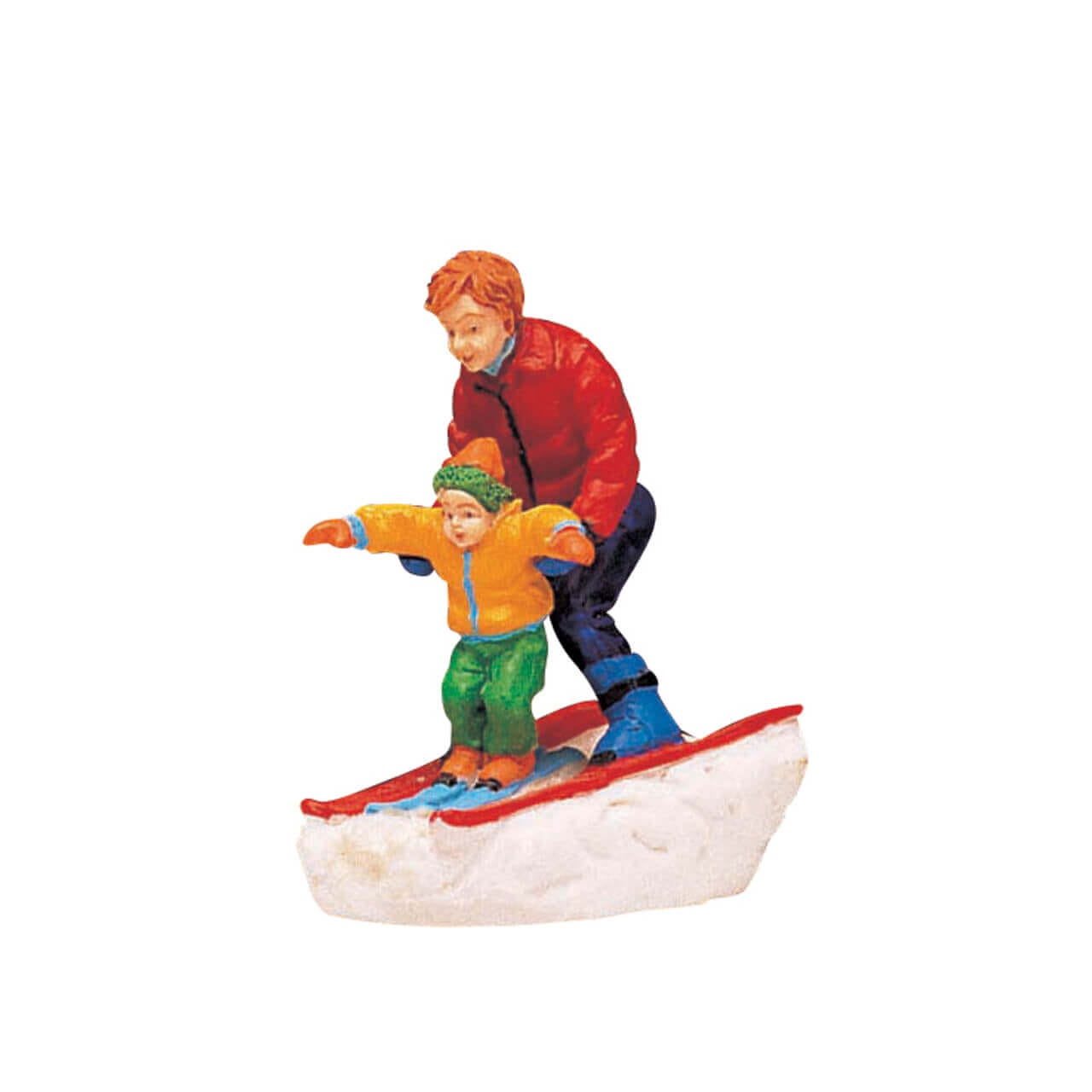 Lemax Father & Son Skiing - Vail Village Christmas village figurine