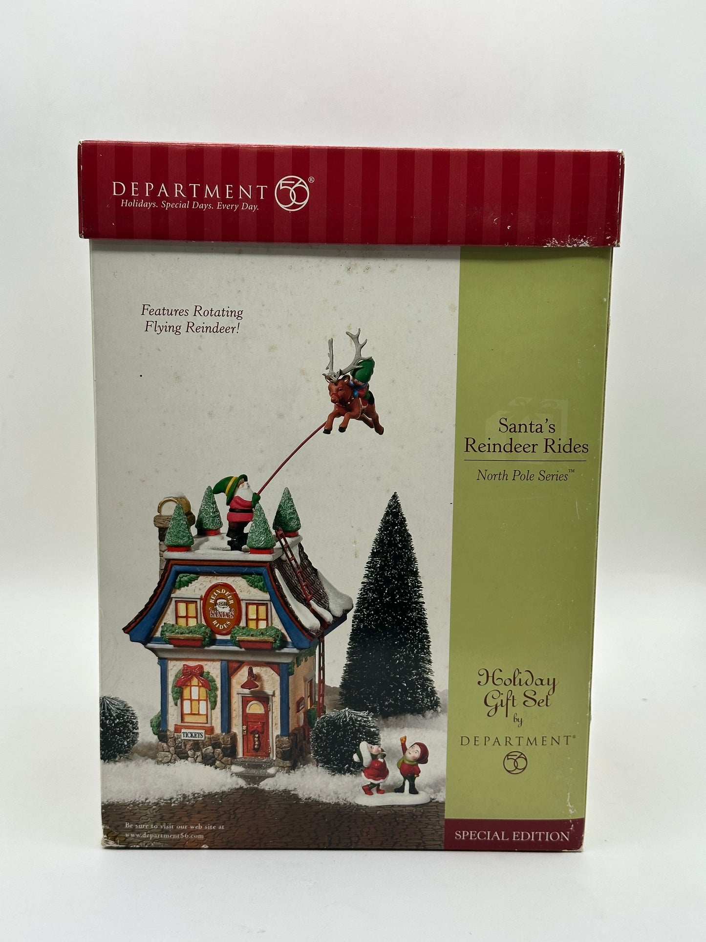 Department 56 - Santa's Reindeer Rides - North Pole Series