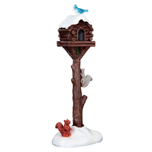 Lemax Rustic Birdhouse Raid - Vail Village Christmas village accessory