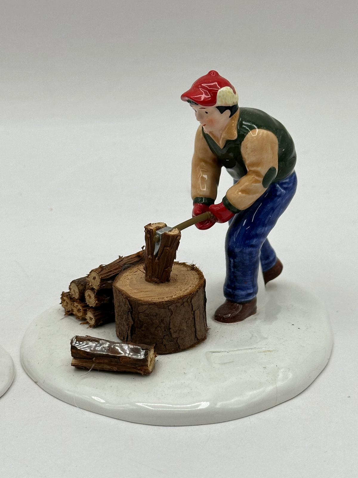 Department 56 - Chopping Firewood - Original Snow Village