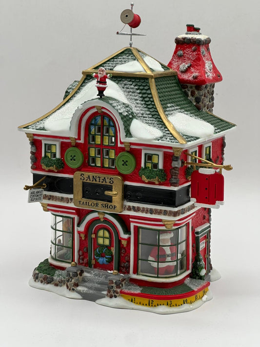 Department 56 - Santa's Tailor Shop - North Pole Series