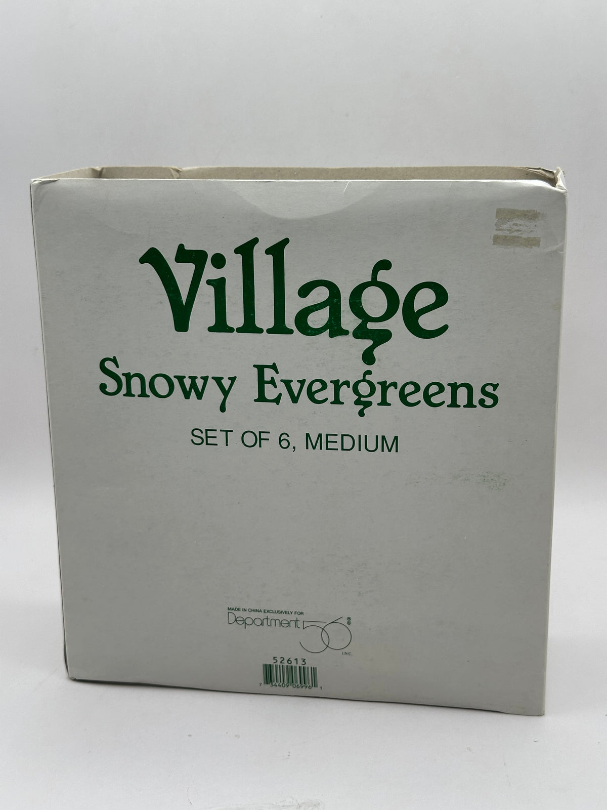 Department 56 - Snowy Evergreens (Medium) - Village Accessories
