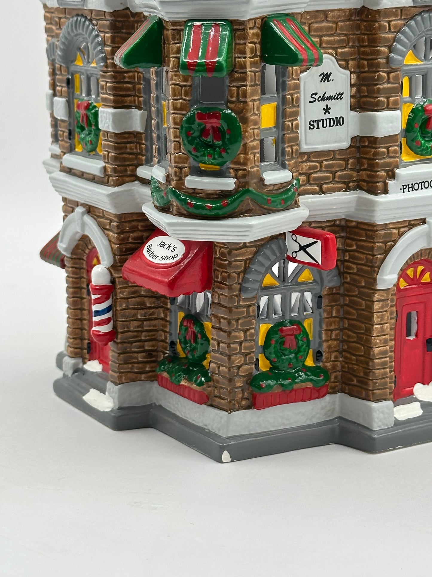 Department 56 - Jack's Corner Barber Shop - Original Snow Village