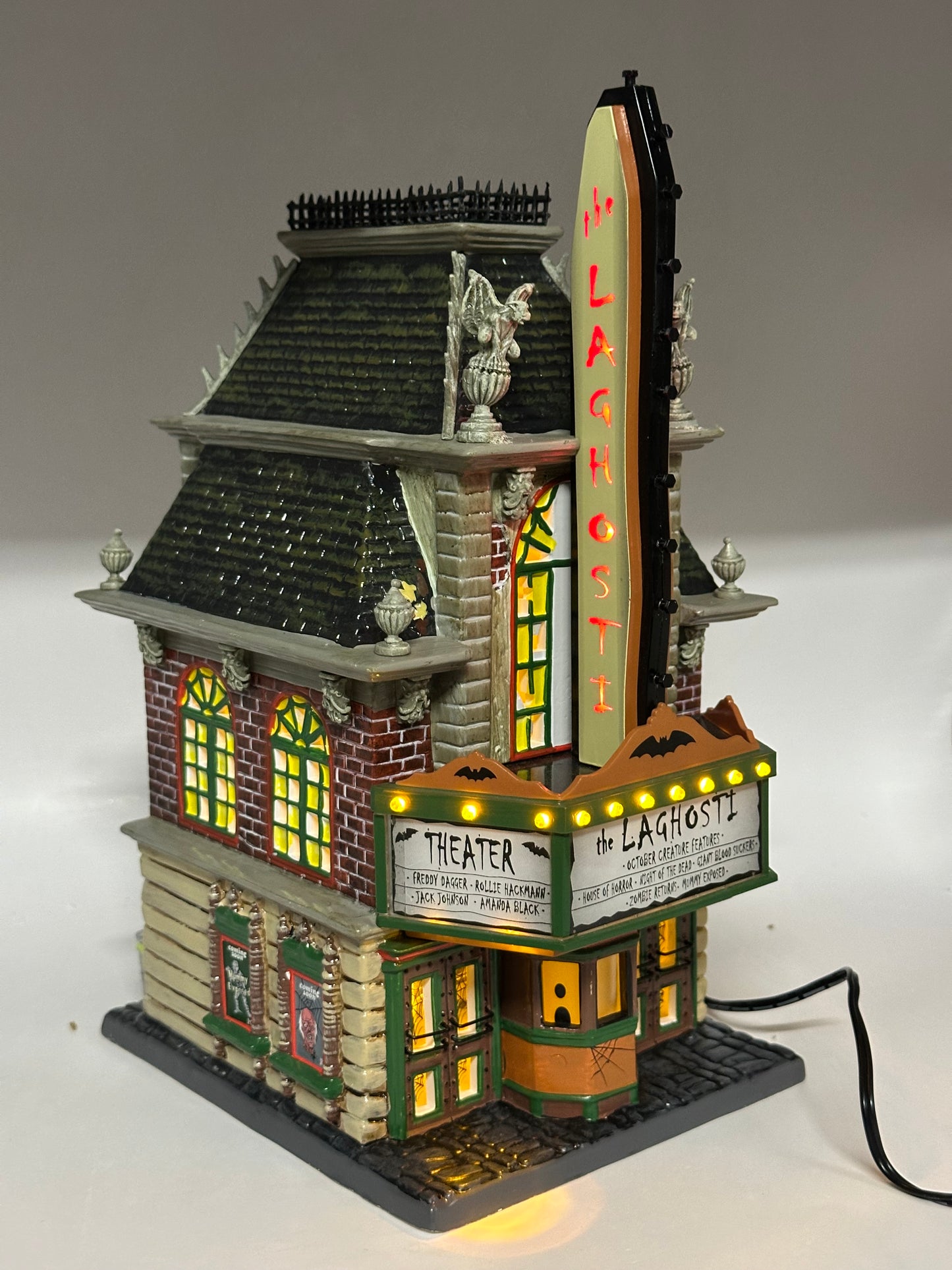 Department 56 - LaGhosti Movie Theatre - Snow Village Halloween
