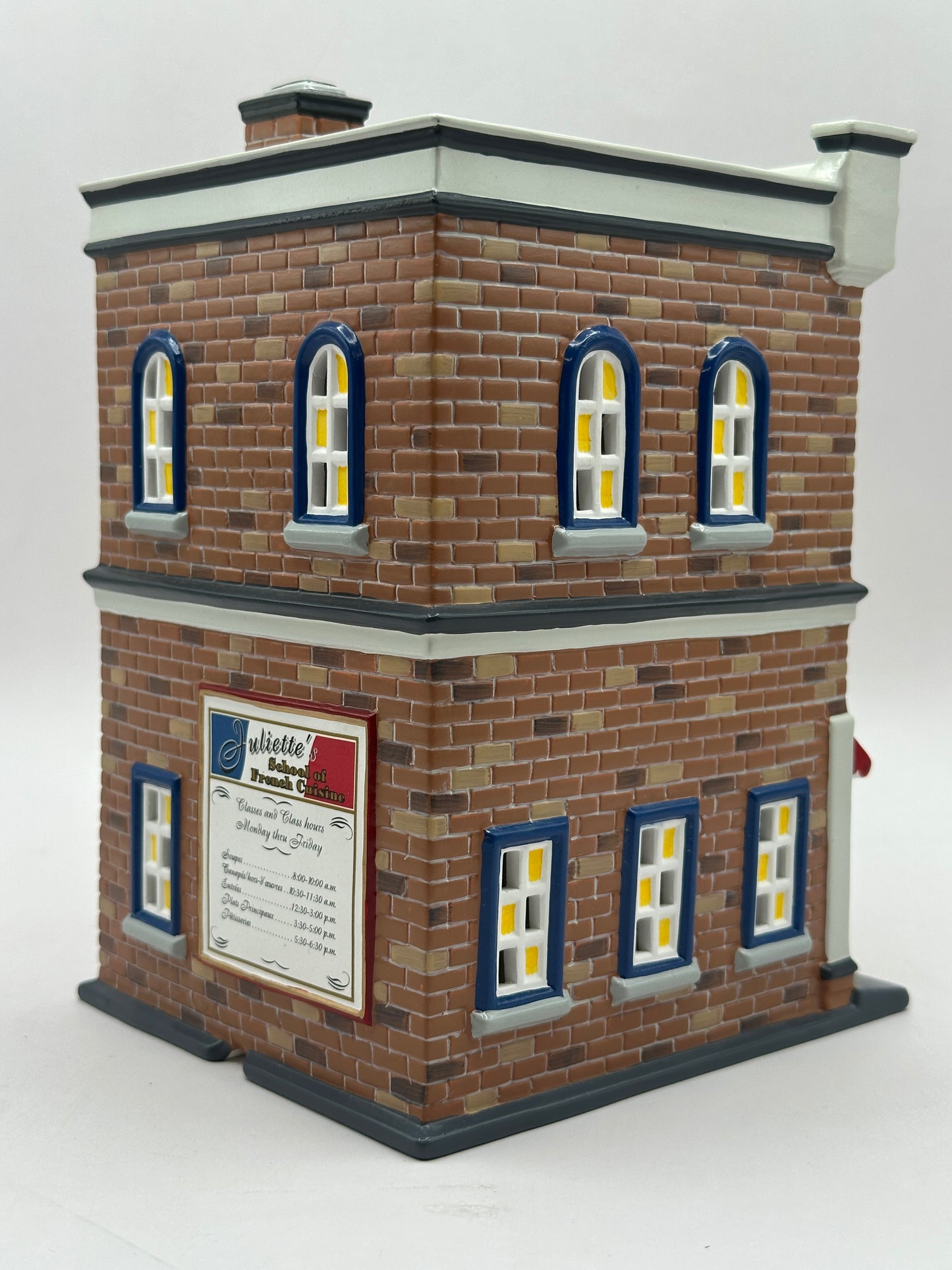 Department 56 - Juliette's School of French Cuisine - Original Snow Village