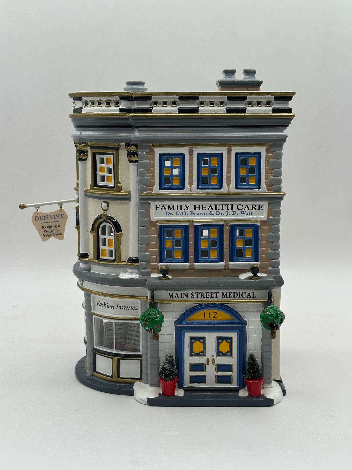 Department 56 - Main Street Medical (No Sleeve) - Original Snow Village