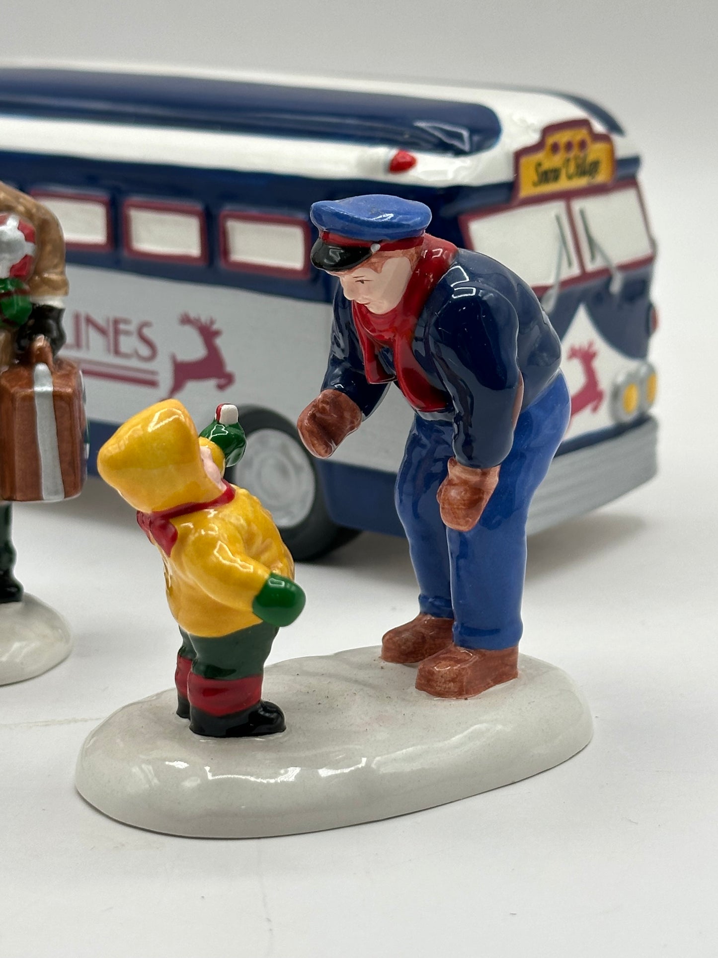 Department 56 - A Ride On The Reindeer Lines - Original Snow Village