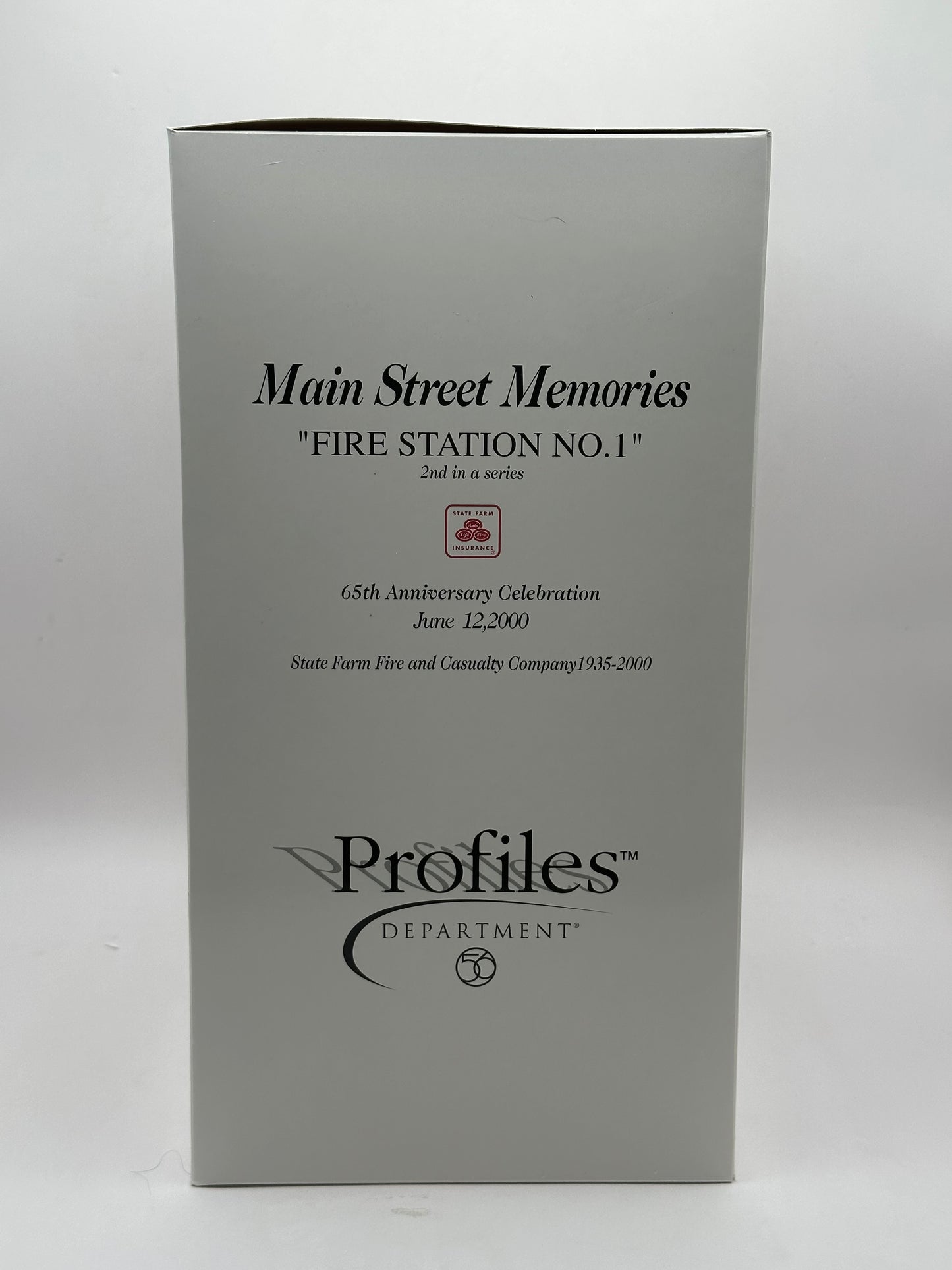 Department 56 – Main Street Memories; Fire Station No. 1  – Christmas in the City