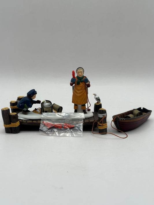 Department 56 - Lobster Trappers - New England Village