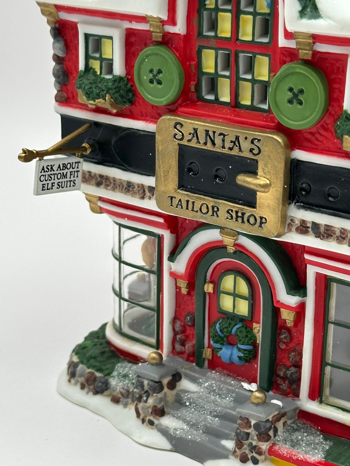 Department 56 - Santa's Tailor Shop - North Pole Series