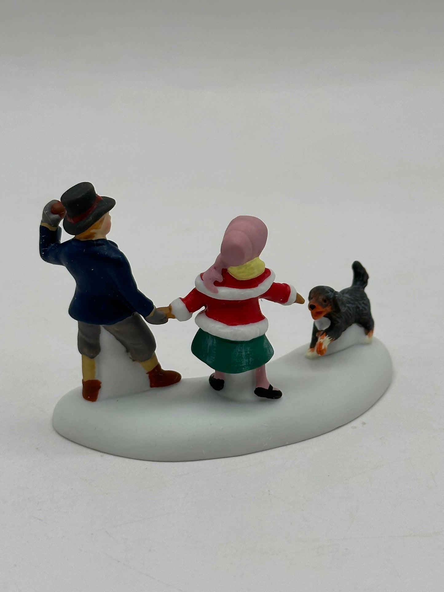 Department 56 - Playing With Puppies - Dickens' Village