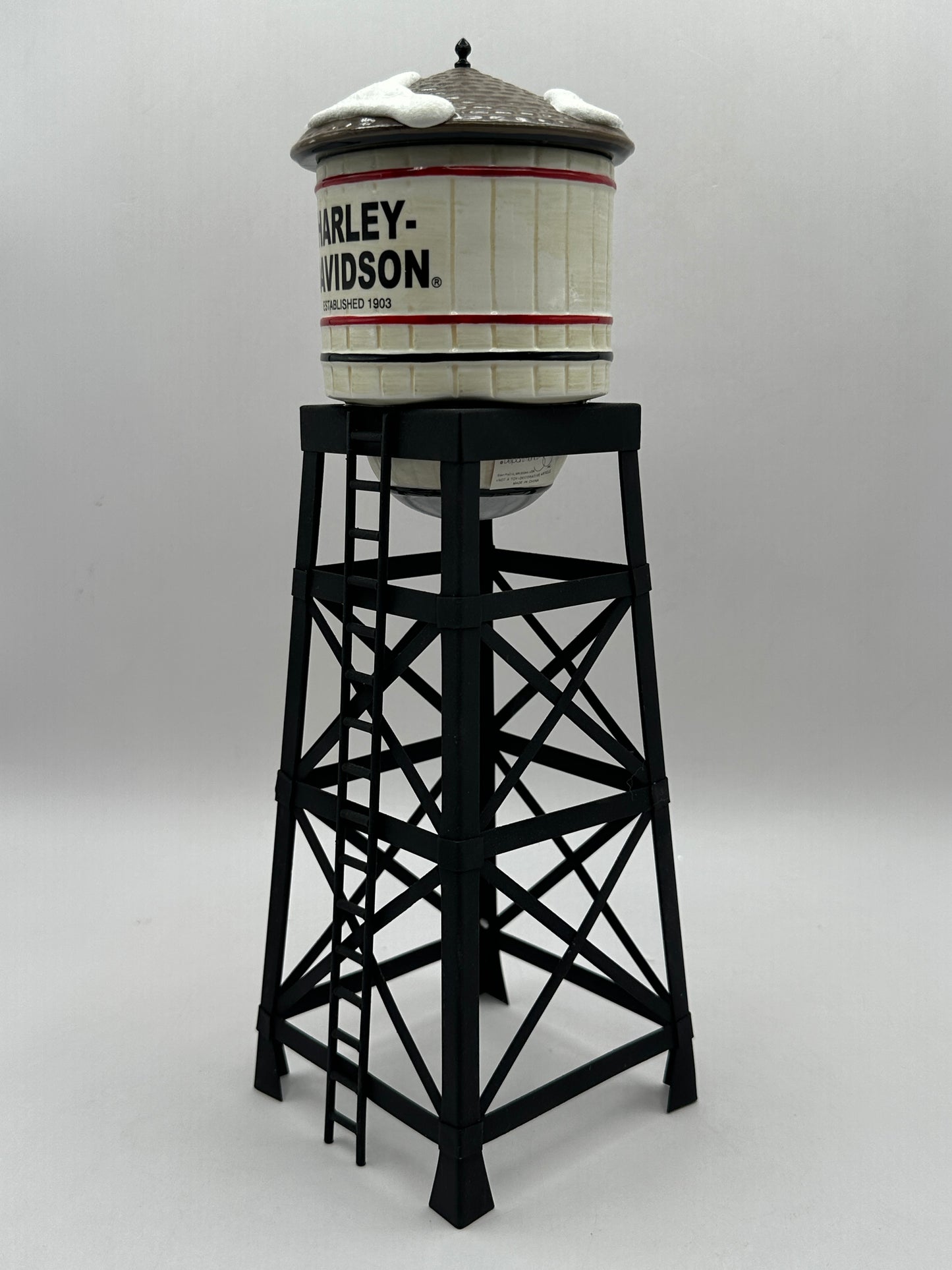 Department 56 - Harley-Davidson Water Tower - Original Snow Village