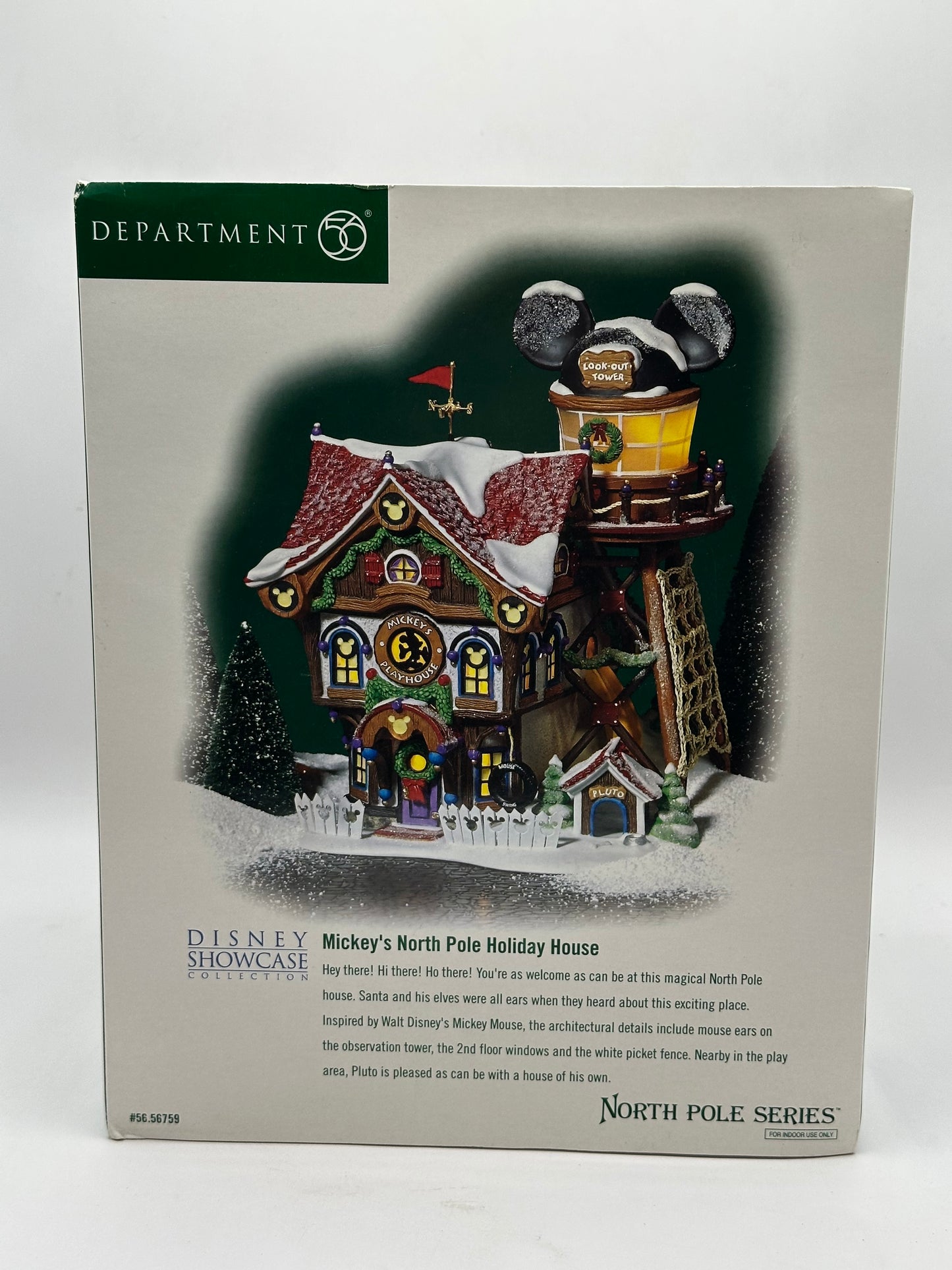 Department 56 - Mickey's North Pole Holiday House - North Pole Series