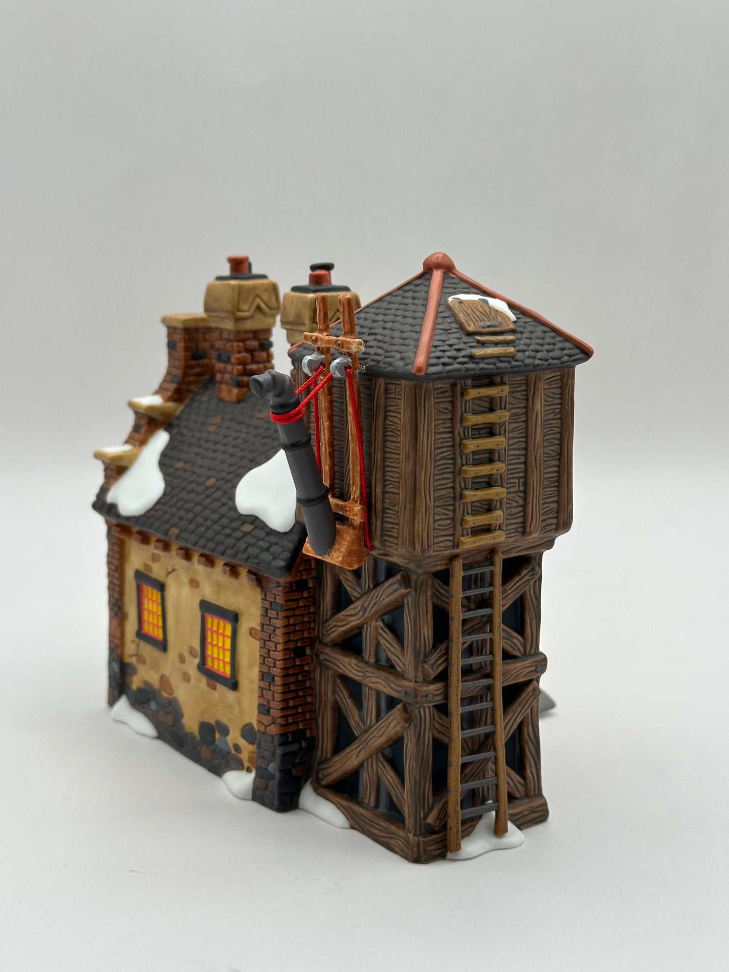 Department 56 - The Locomotive Shed & Water Tower - Dickens' Village