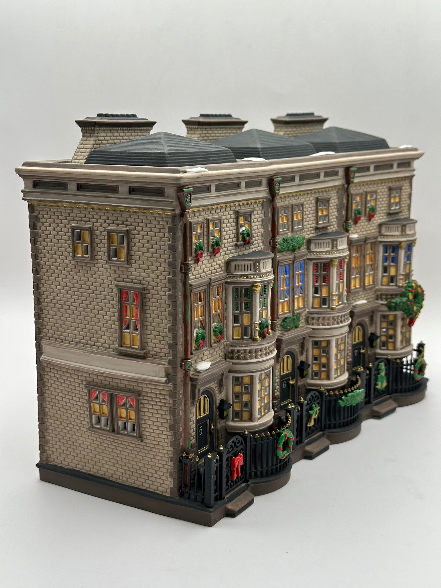 Department 56 - Mulberrie Court Brownstones - Dickens' Village