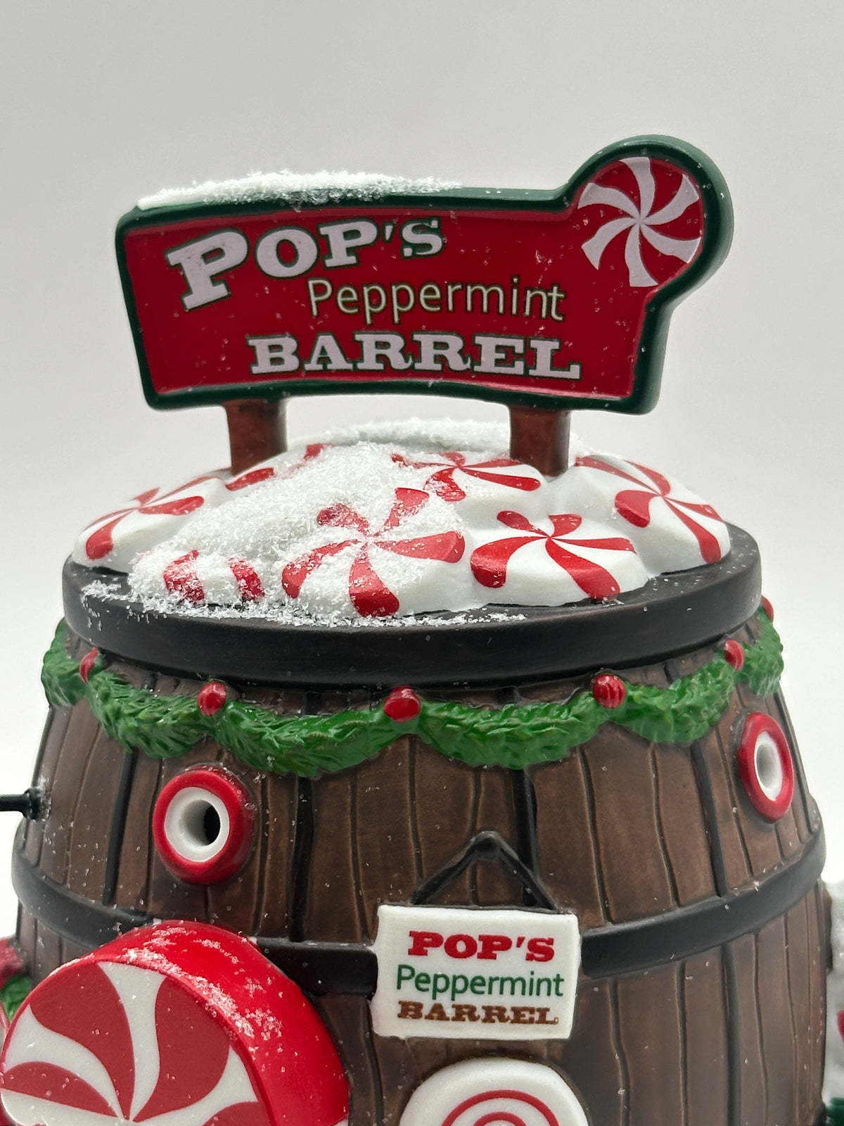 Department 56 - Pop's Peppermint Barrel - North Pole Series