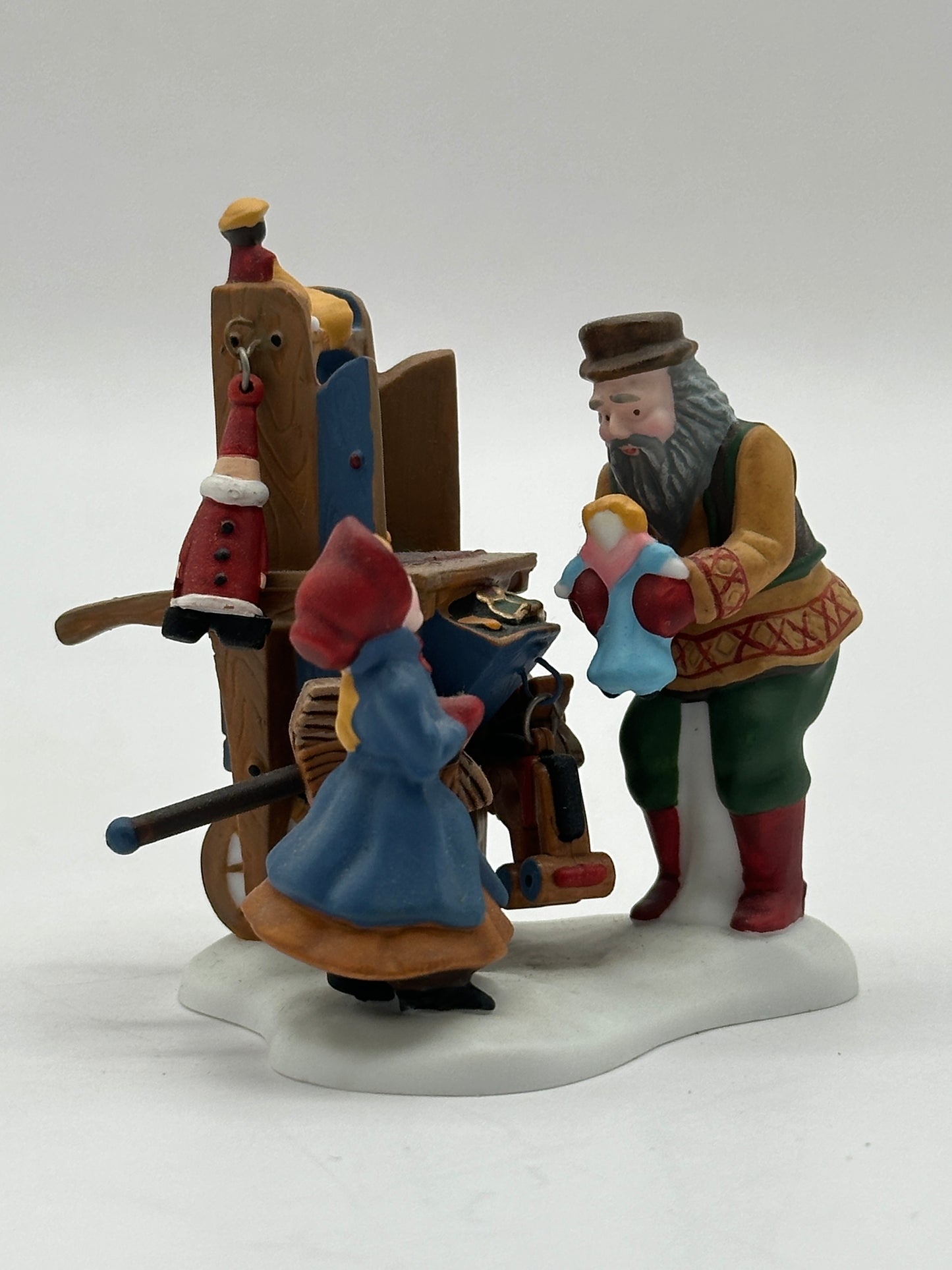 Department 56 - Christmas Bazaar...Toy Vendor & Cart - New England Village
