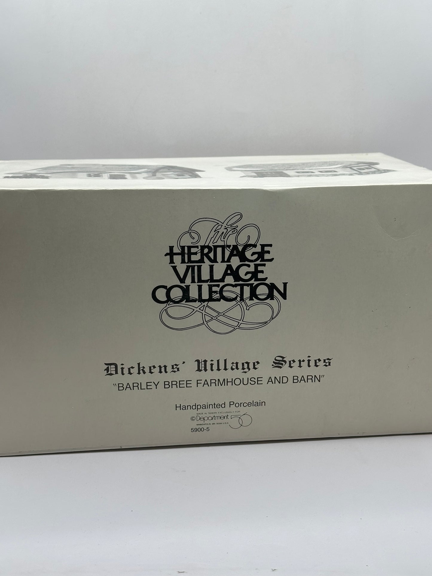 Dept 56 Dickens’ Village Barley Bree Farmhouse and Barn