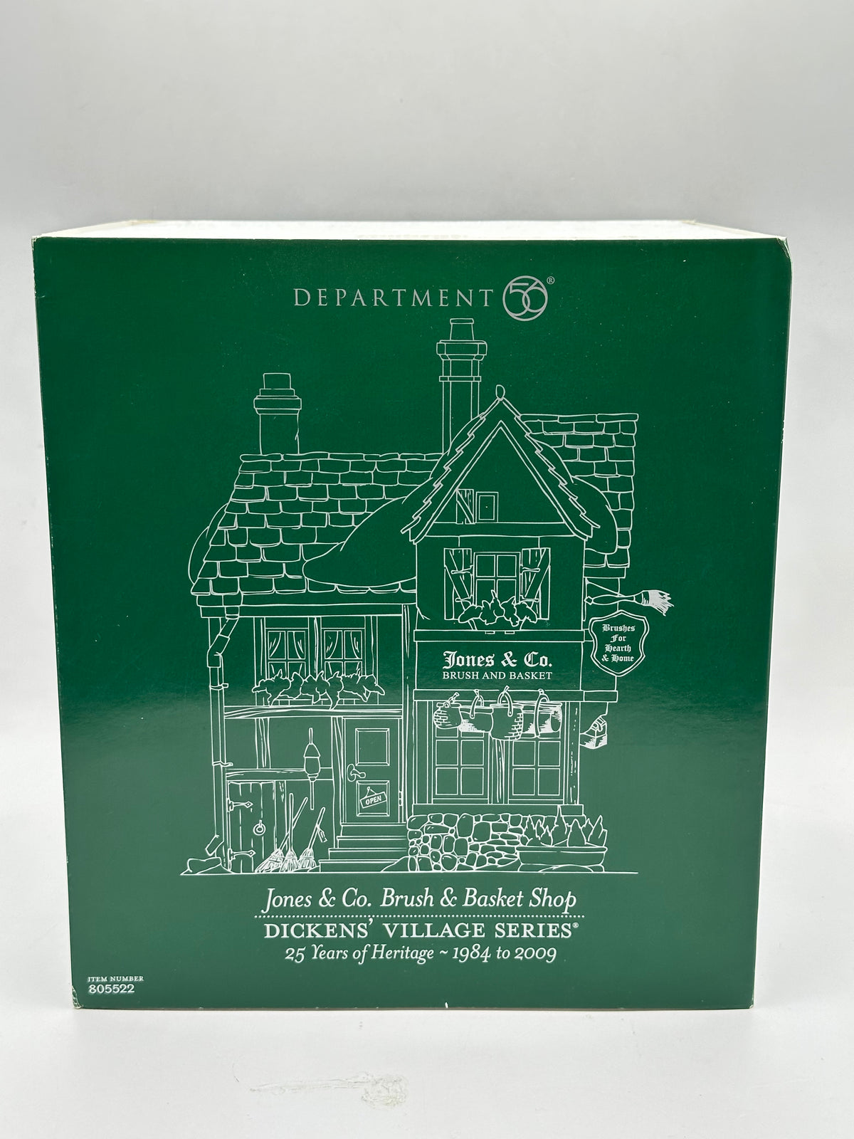 Department 56 - Jones & Co. Brush & Basket Shop (Anniversary Edition) - Dickens' Village