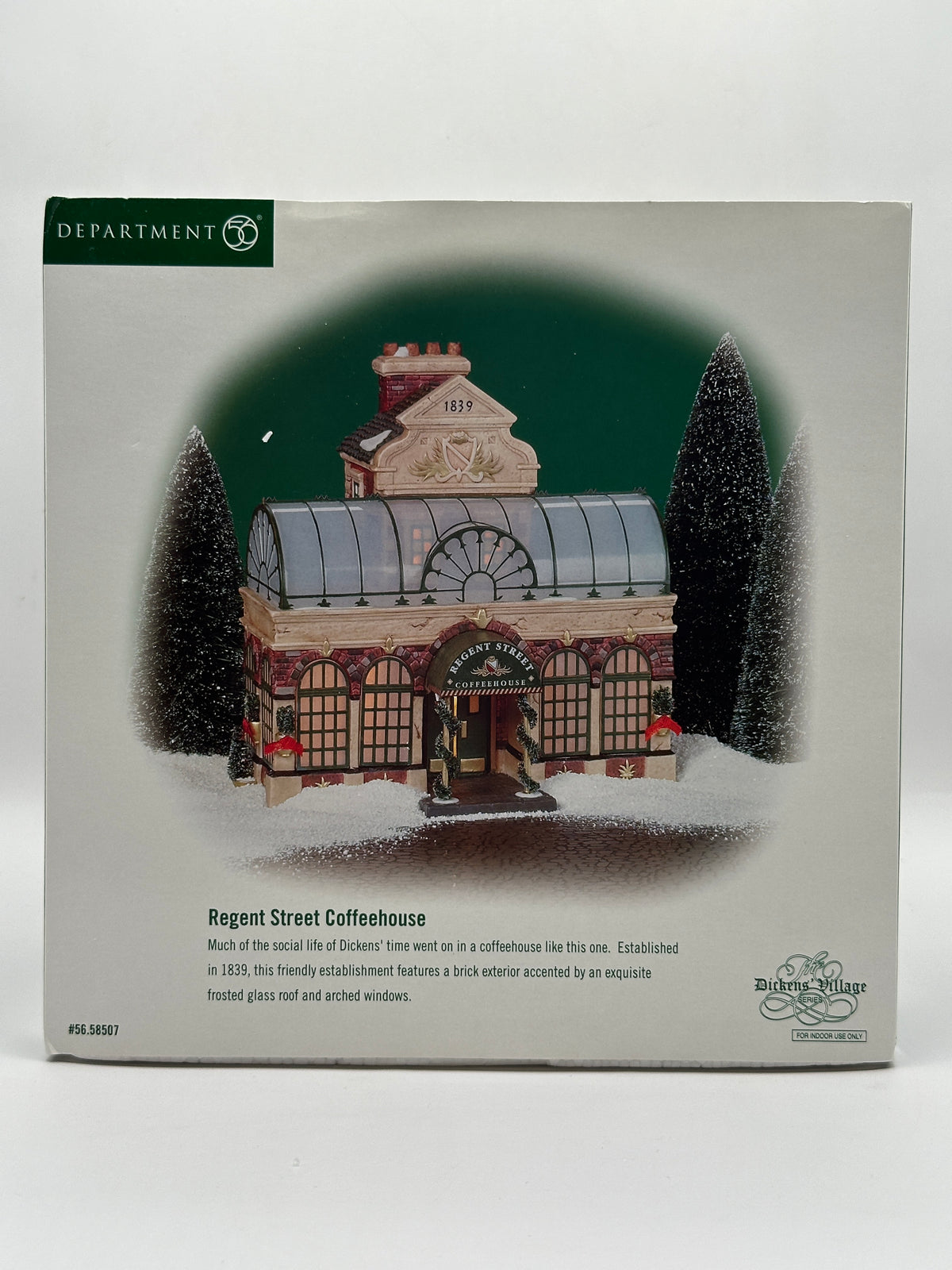 Department 56 - Regent Street Coffeehouse - Dickens' Village