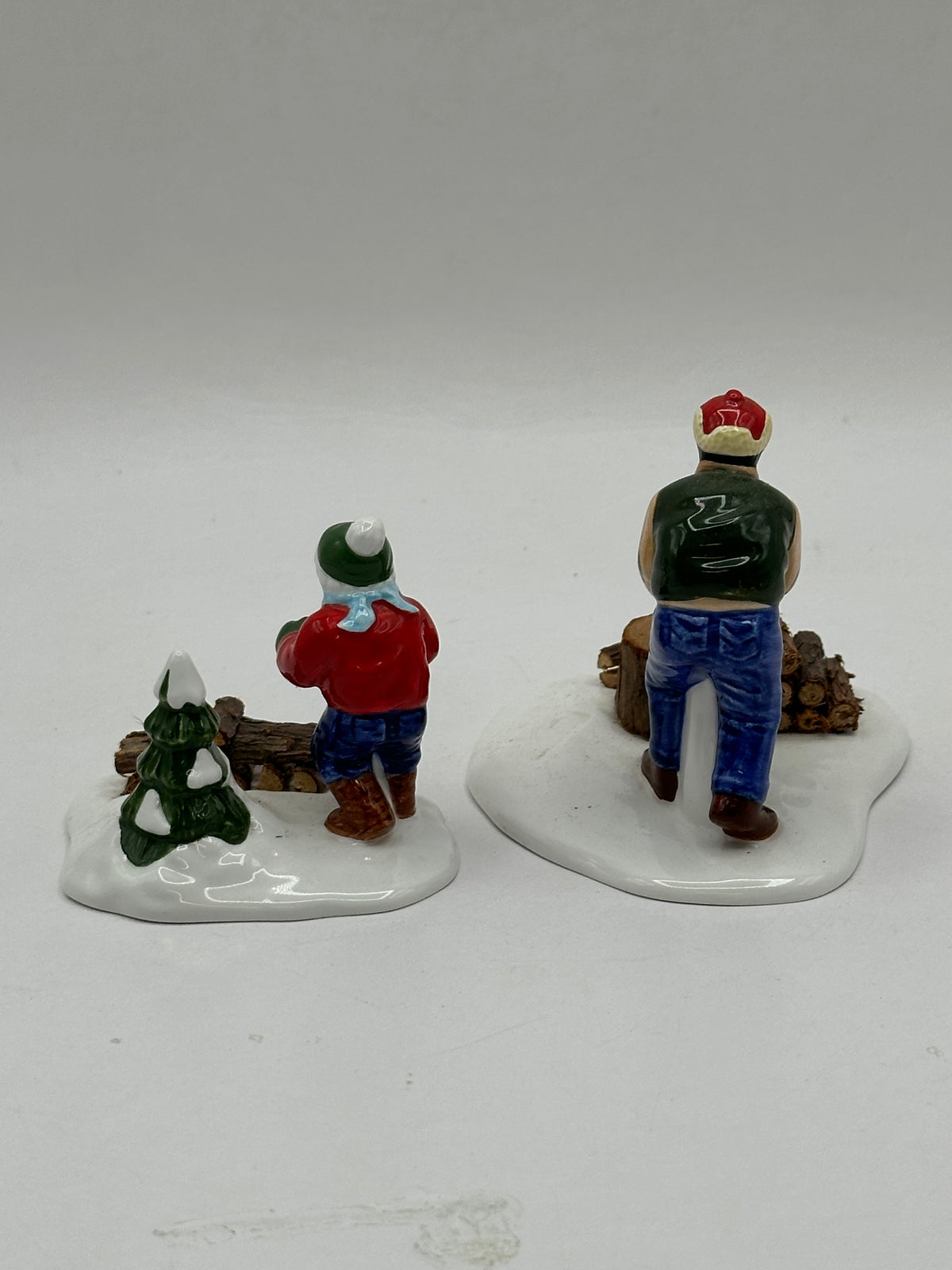 Department 56 - Chopping Firewood - Original Snow Village