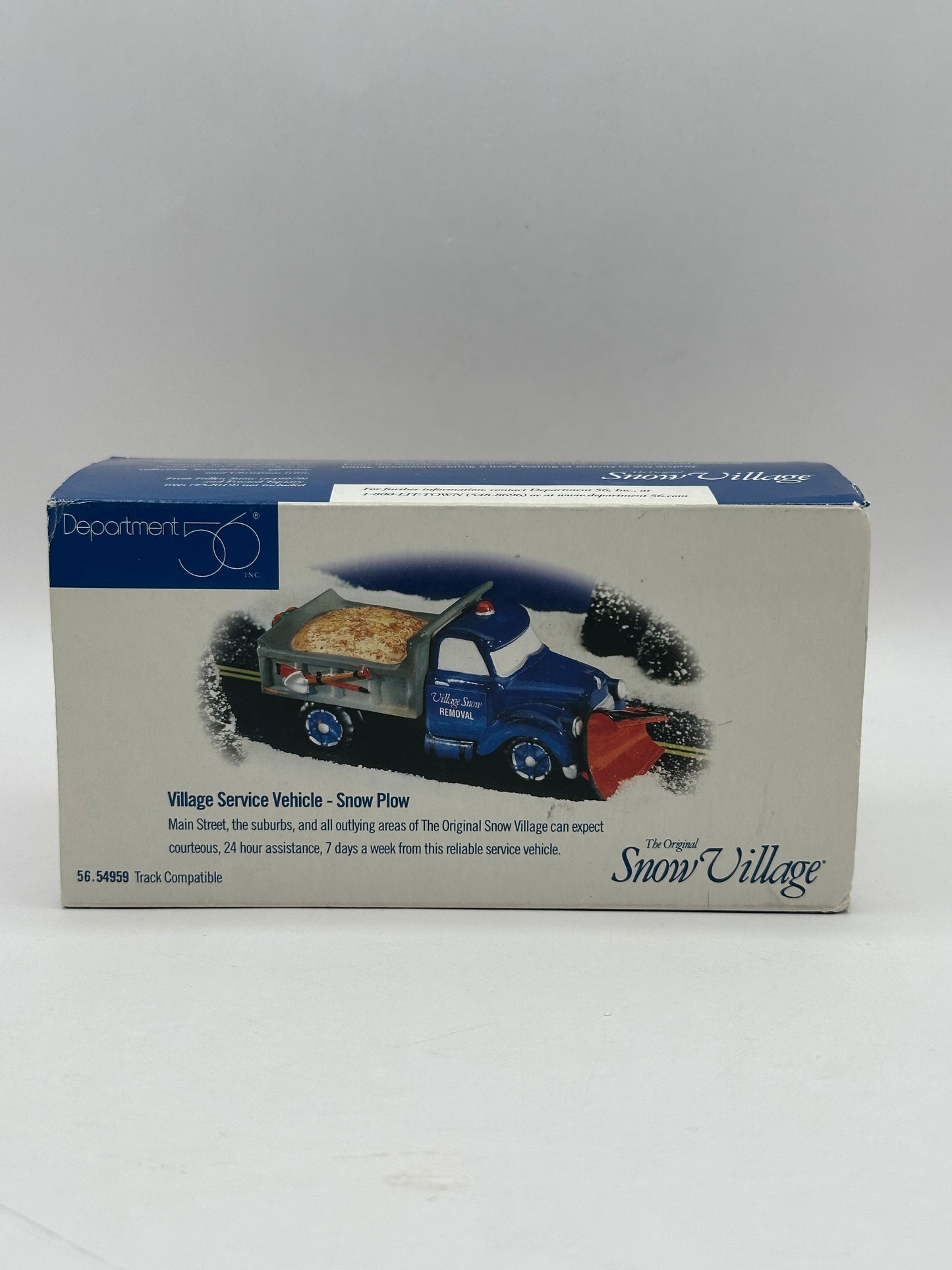 Department 56 - Village Service Vehicle - Snow Plow - Original Snow Village